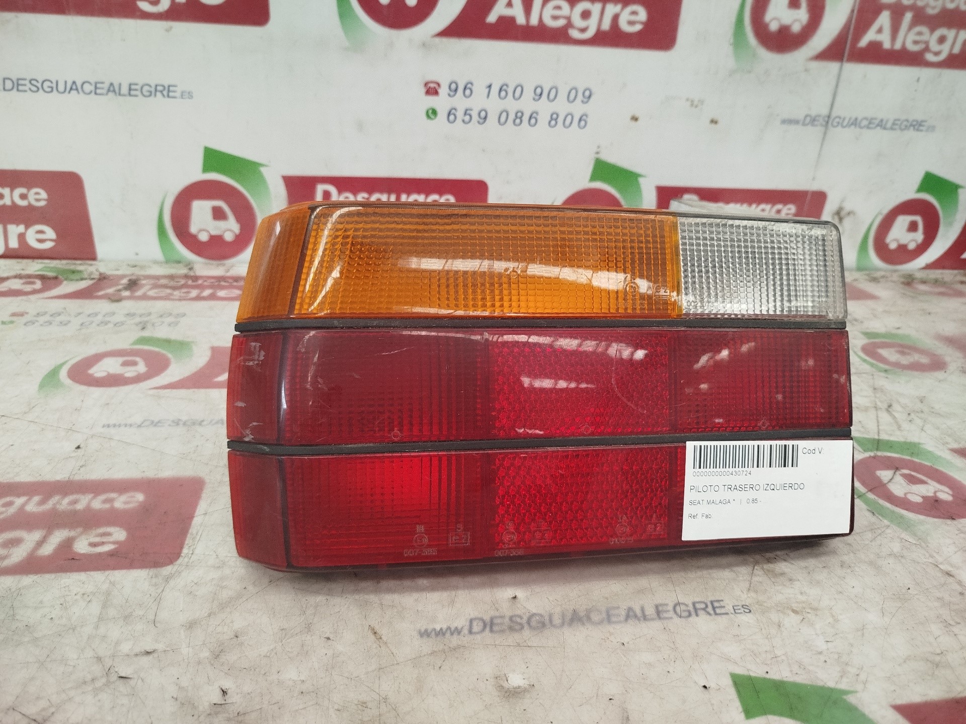 SEAT MALAGA PILOTO TRASERO IZQUIERDO SEAT MALAGA PILOTO TRASERO IZQUIERDO