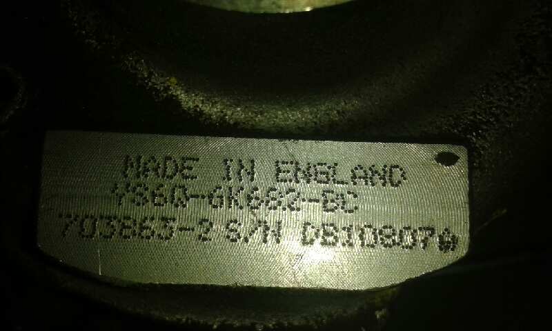 FORD FIESTA BERLINA TURBOCOMPRESOR FORD FIESTA BERLINA TURBOCOMPRESOR