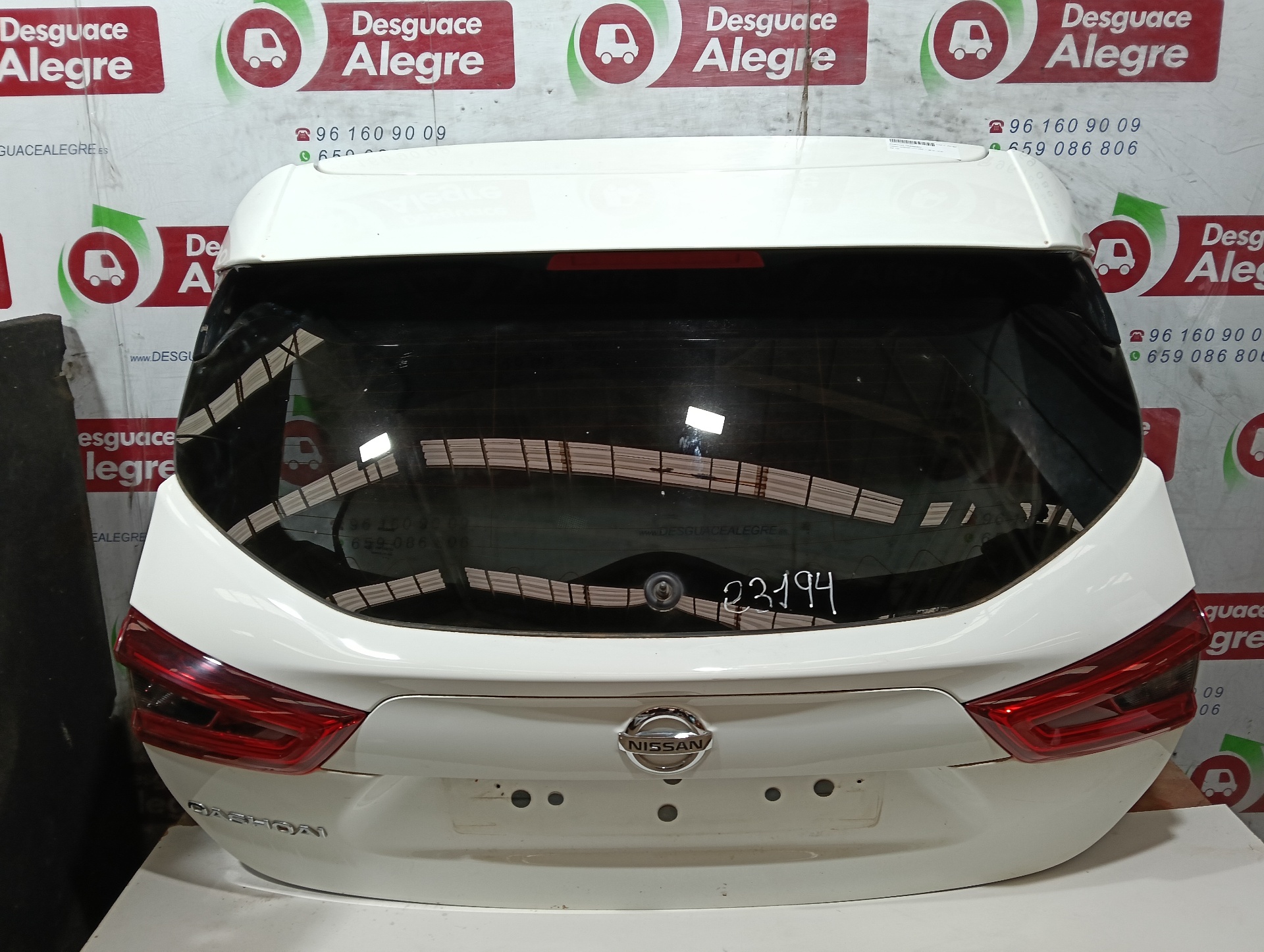 NISSAN QASHQAI PORTON TRASERO