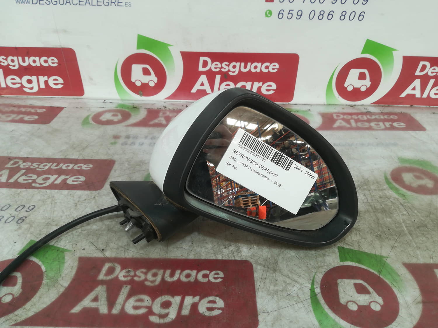 OPEL CORSA D RETROVISOR DERECHO OPEL CORSA D RETROVISOR DERECHO
