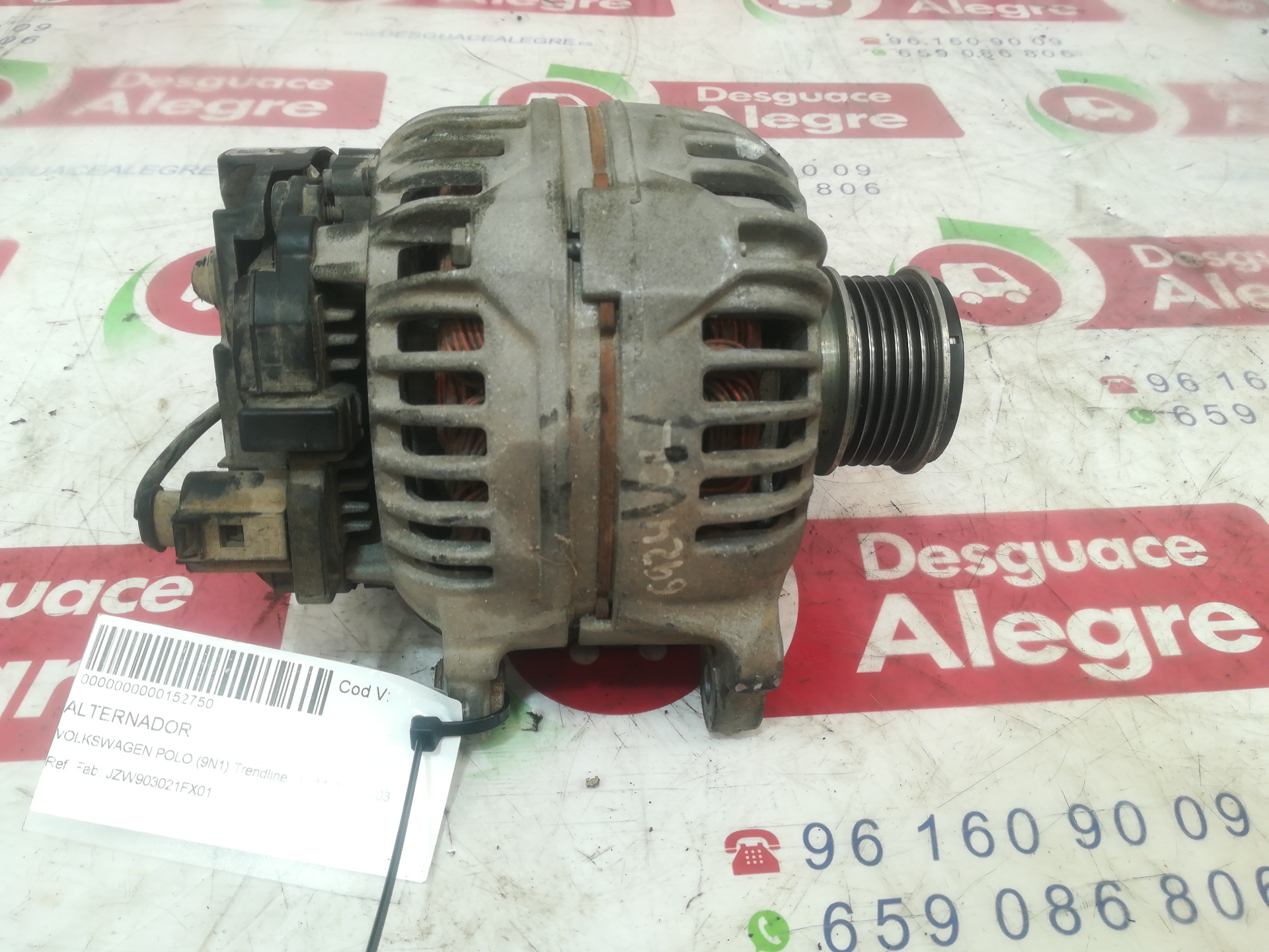 VOLKSWAGEN POLO IV ALTERNADOR VOLKSWAGEN POLO IV ALTERNADOR