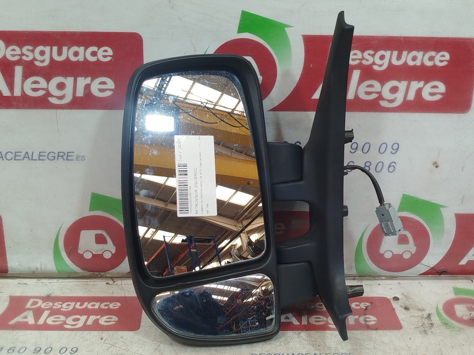 NISSAN INTERSTAR RETROVISOR IZQUIERDO NISSAN INTERSTAR RETROVISOR IZQUIERDO