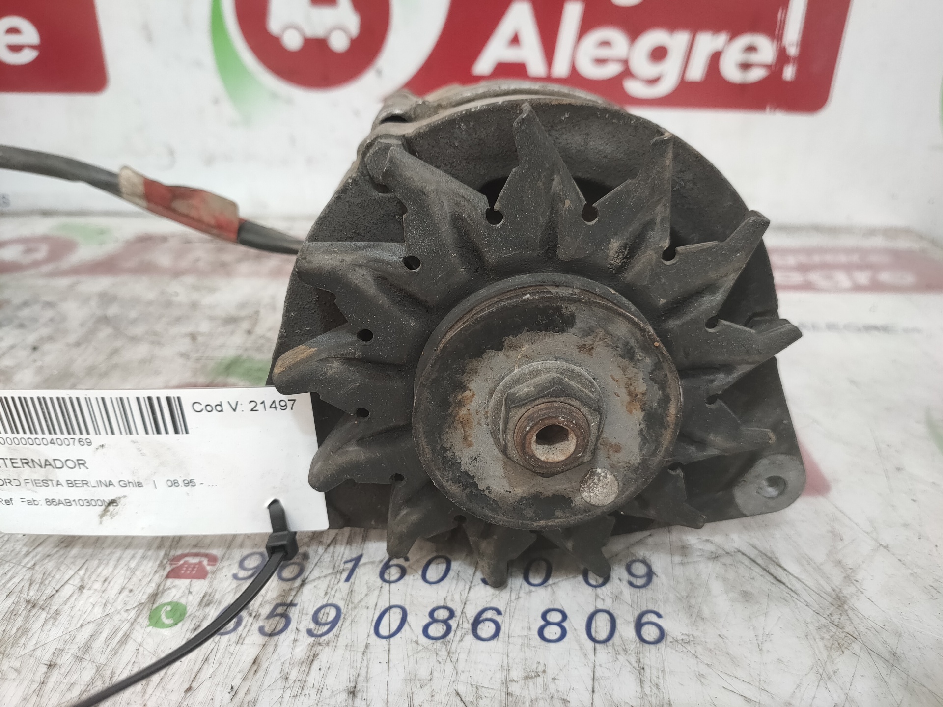 FORD FIESTA BERLINA ALTERNADOR FORD FIESTA BERLINA ALTERNADOR