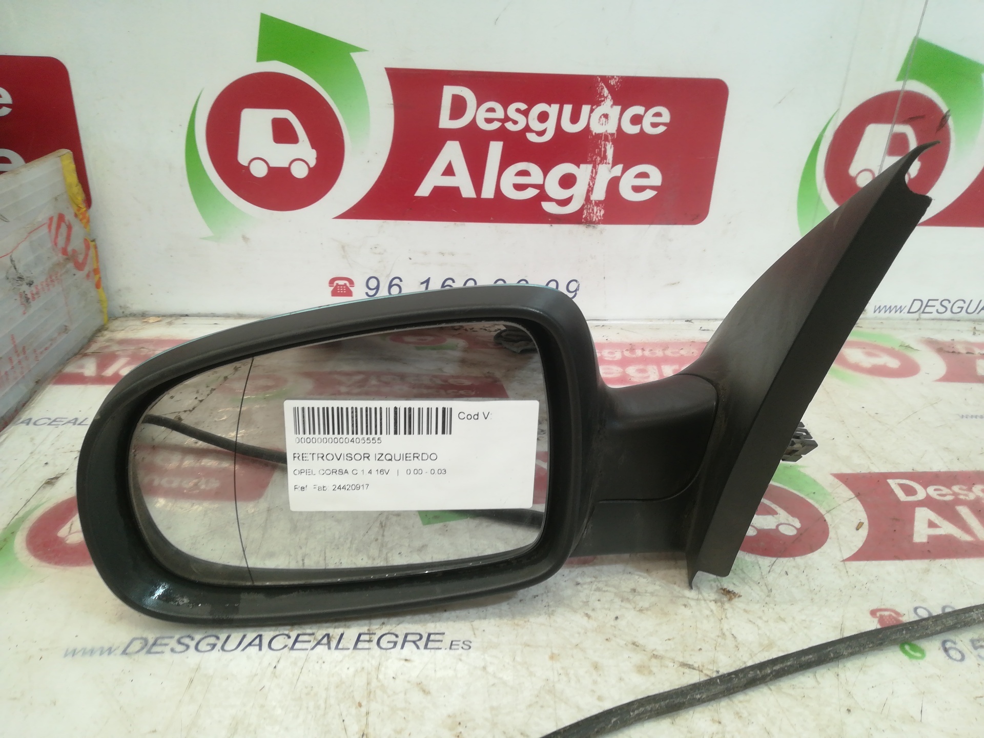 OPEL CORSA C RETROVISOR IZQUIERDO OPEL CORSA C RETROVISOR IZQUIERDO