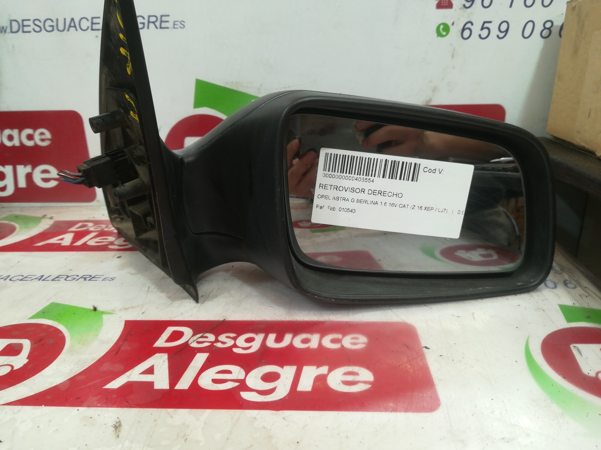 OPEL ASTRA G BERLINA RETROVISOR DERECHO OPEL ASTRA G BERLINA RETROVISOR DERECHO