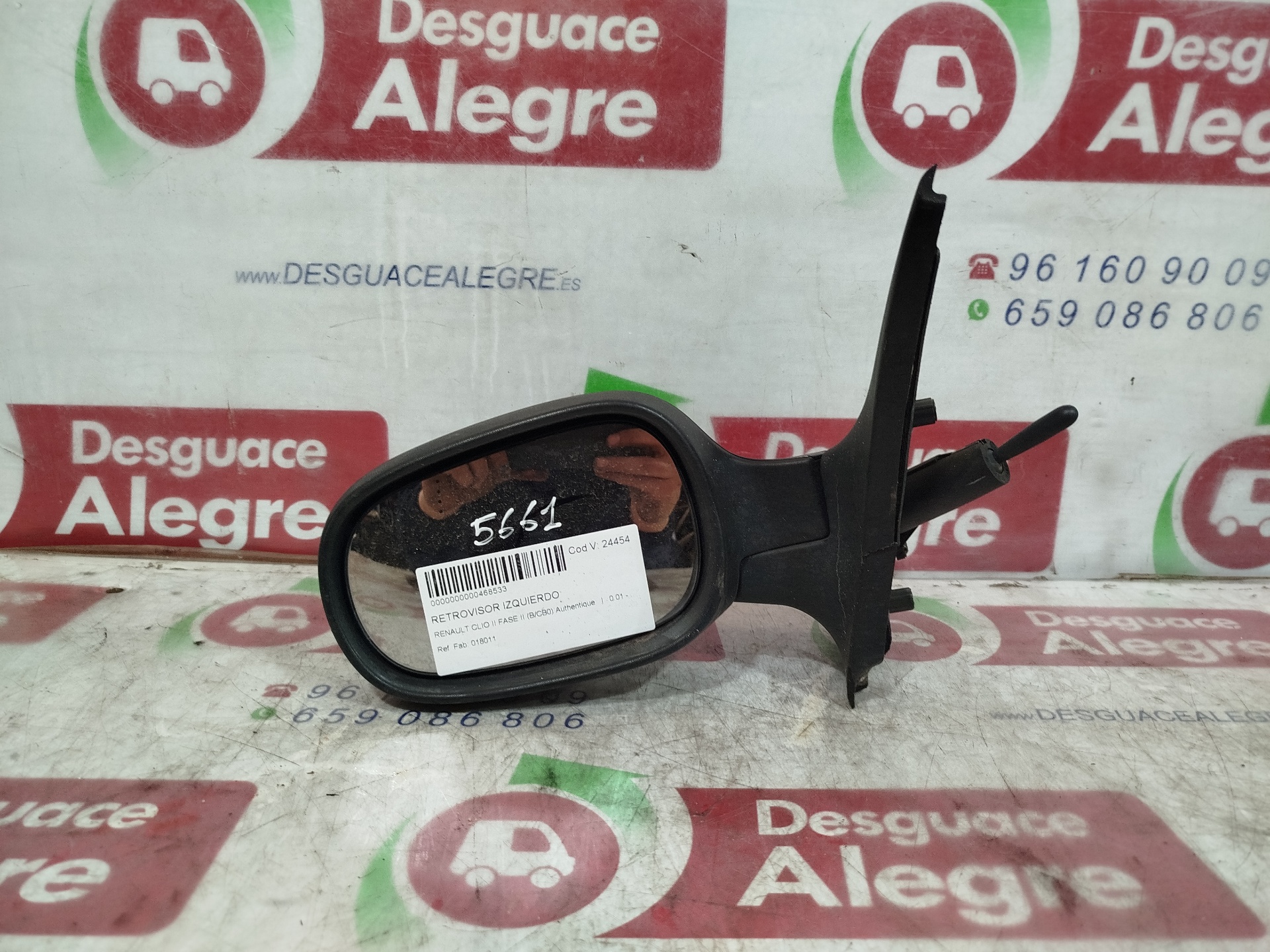 RENAULT CLIO II FASE II RETROVISOR IZQUIERDO RENAULT CLIO II FASE II RETROVISOR IZQUIERDO