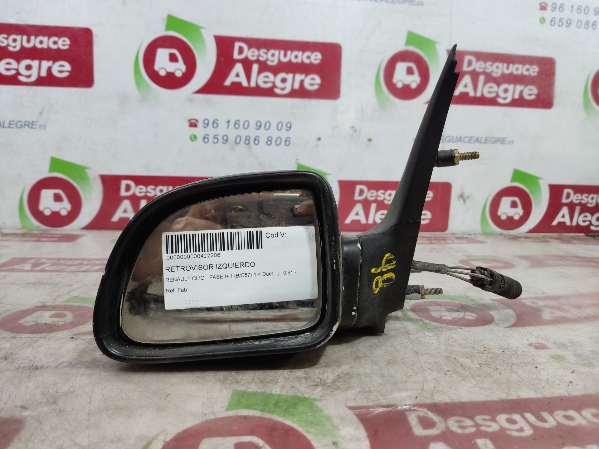 RENAULT CLIO I FASE I II RETROVISOR IZQUIERDO RENAULT CLIO I FASE I II RETROVISOR IZQUIERDO