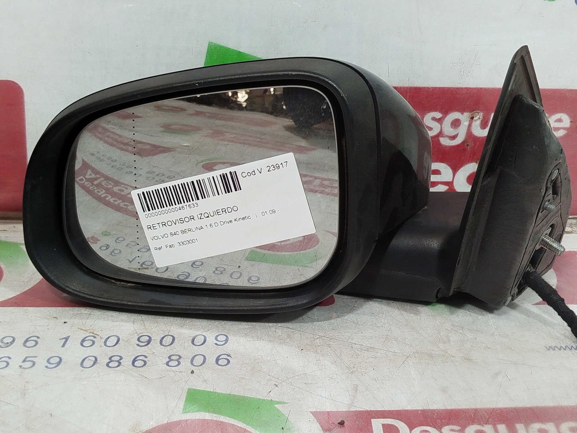 VOLVO S40 BERLINA RETROVISOR IZQUIERDO VOLVO S40 BERLINA RETROVISOR IZQUIERDO