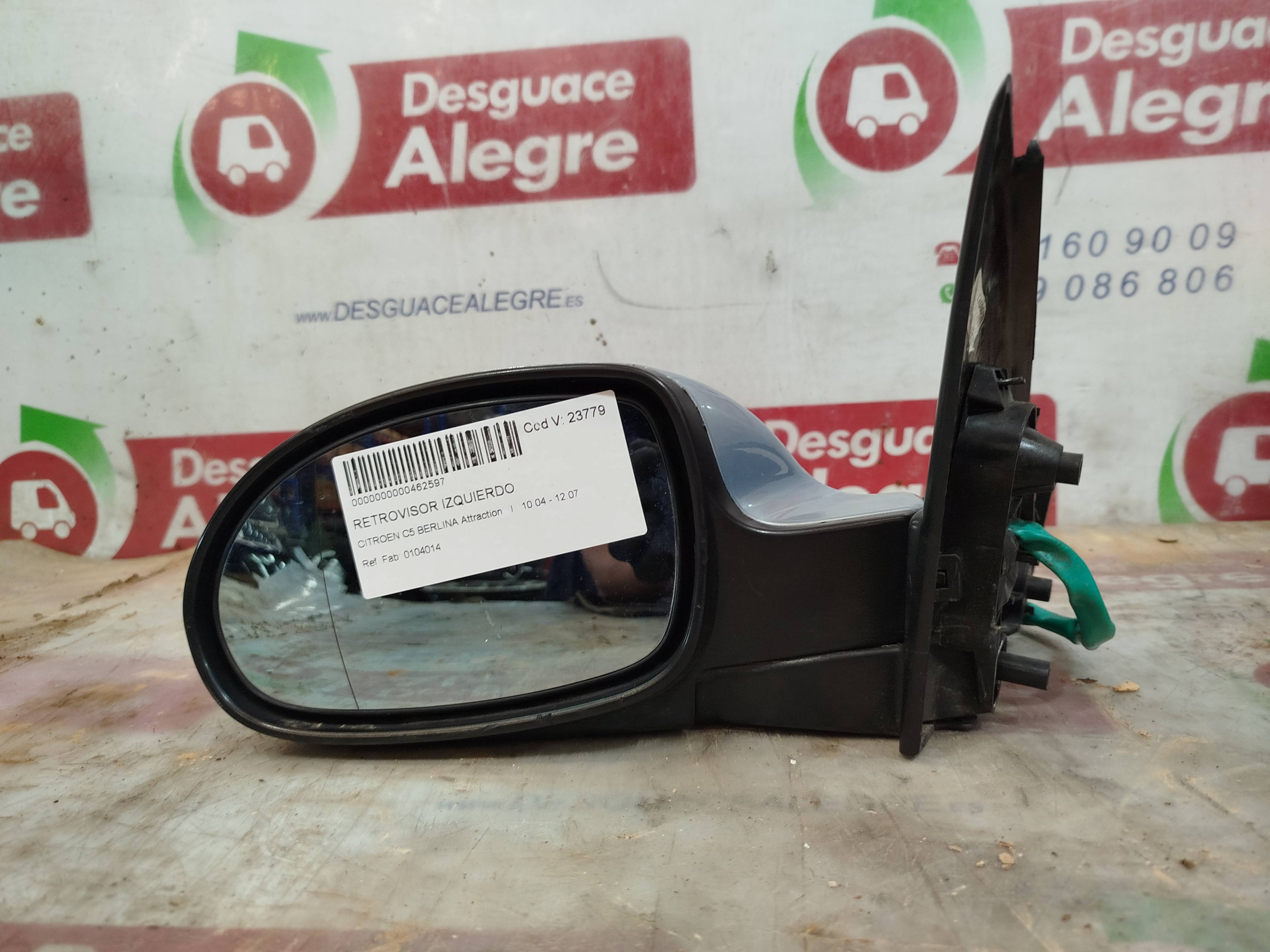 CITROEN C5 BERLINA RETROVISOR IZQUIERDO CITROEN C5 BERLINA RETROVISOR IZQUIERDO