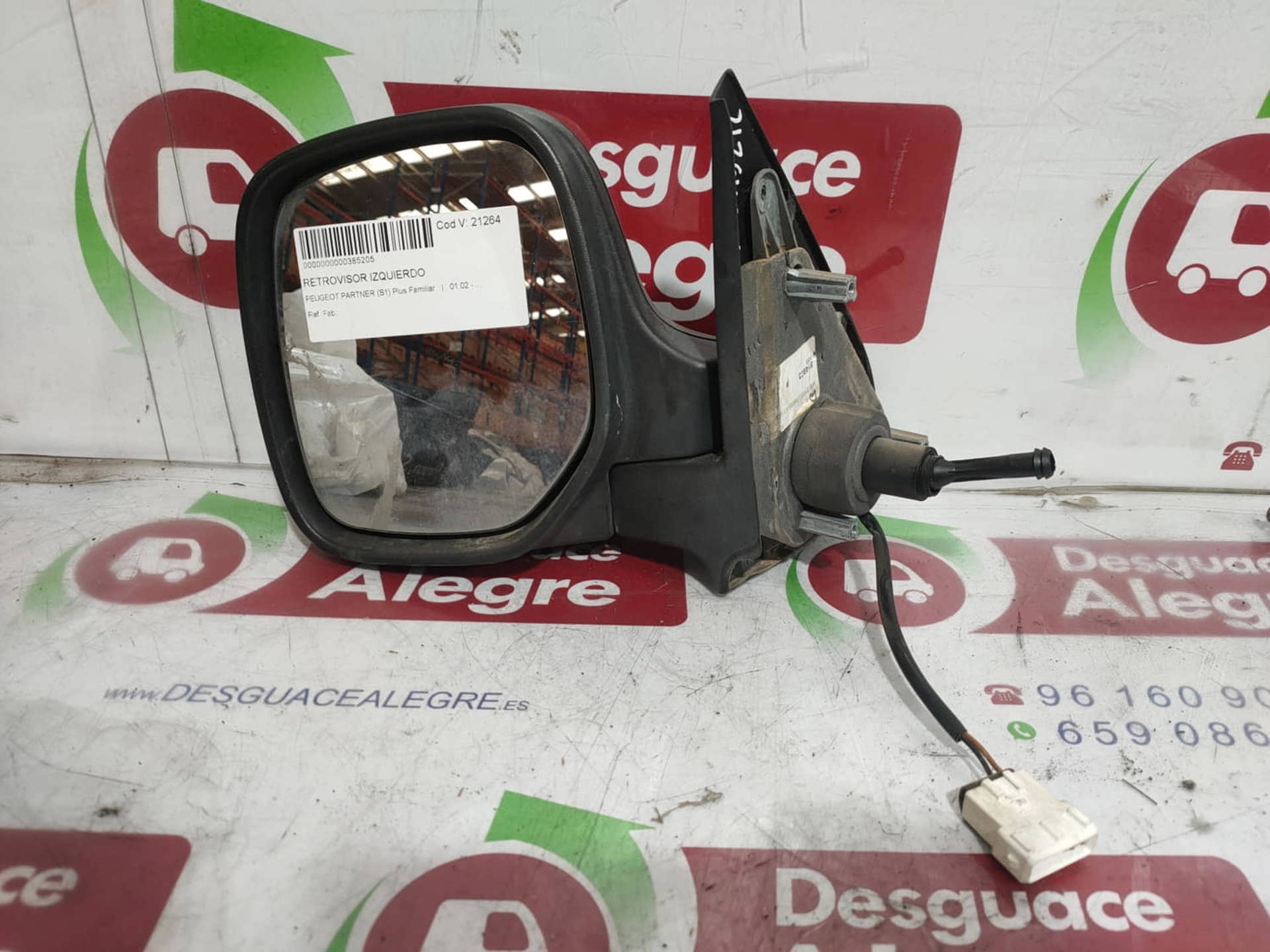 PEUGEOT PARTNER RETROVISOR IZQUIERDO PEUGEOT PARTNER RETROVISOR IZQUIERDO