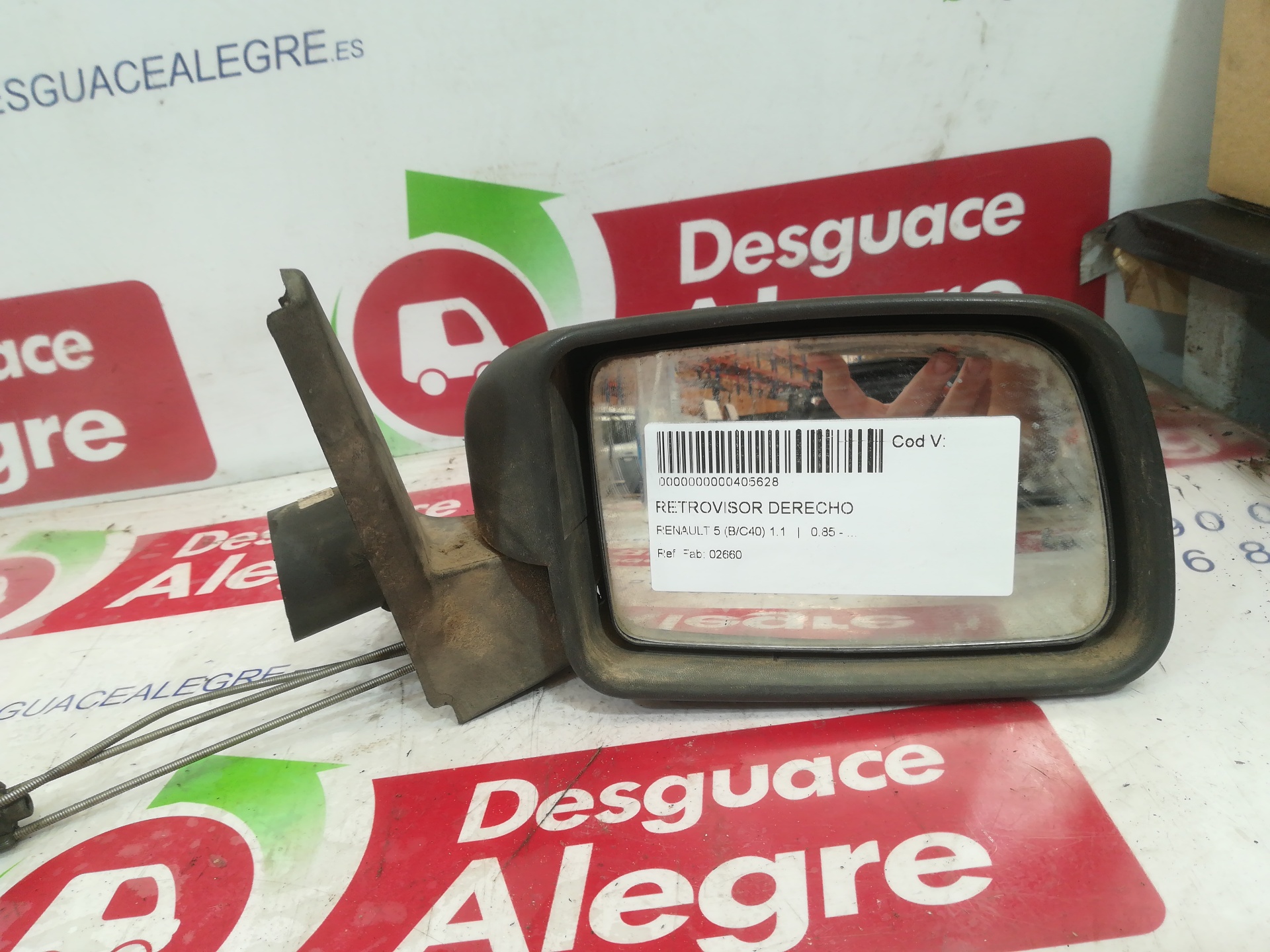RENAULT R 5 RETROVISOR DERECHO RENAULT R 5 RETROVISOR DERECHO