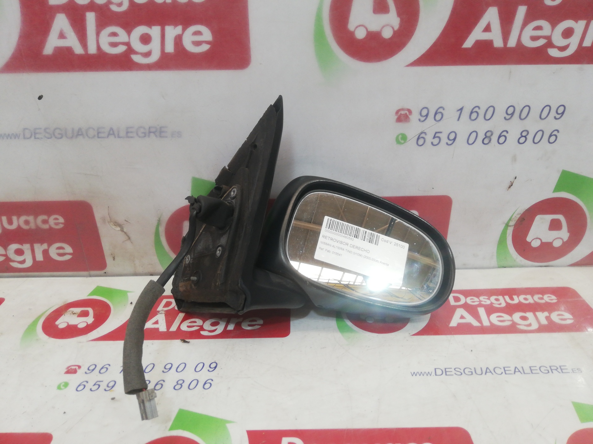 NISSAN ALMERA TINO RETROVISOR DERECHO NISSAN ALMERA TINO RETROVISOR DERECHO