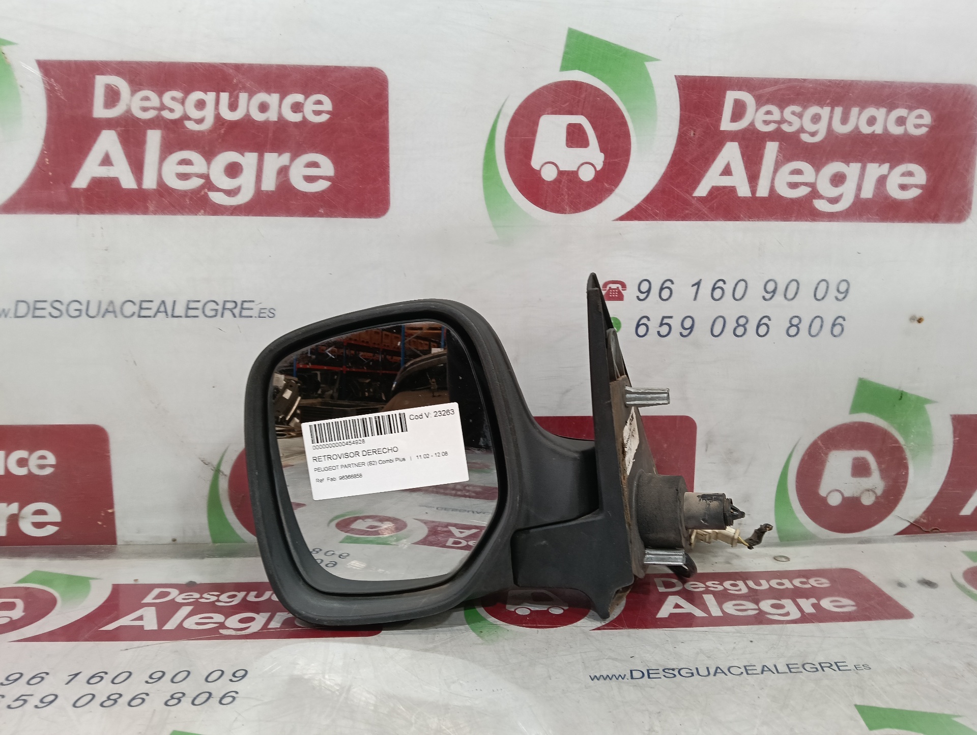 PEUGEOT PARTNER RETROVISOR IZQUIERDO PEUGEOT PARTNER RETROVISOR IZQUIERDO