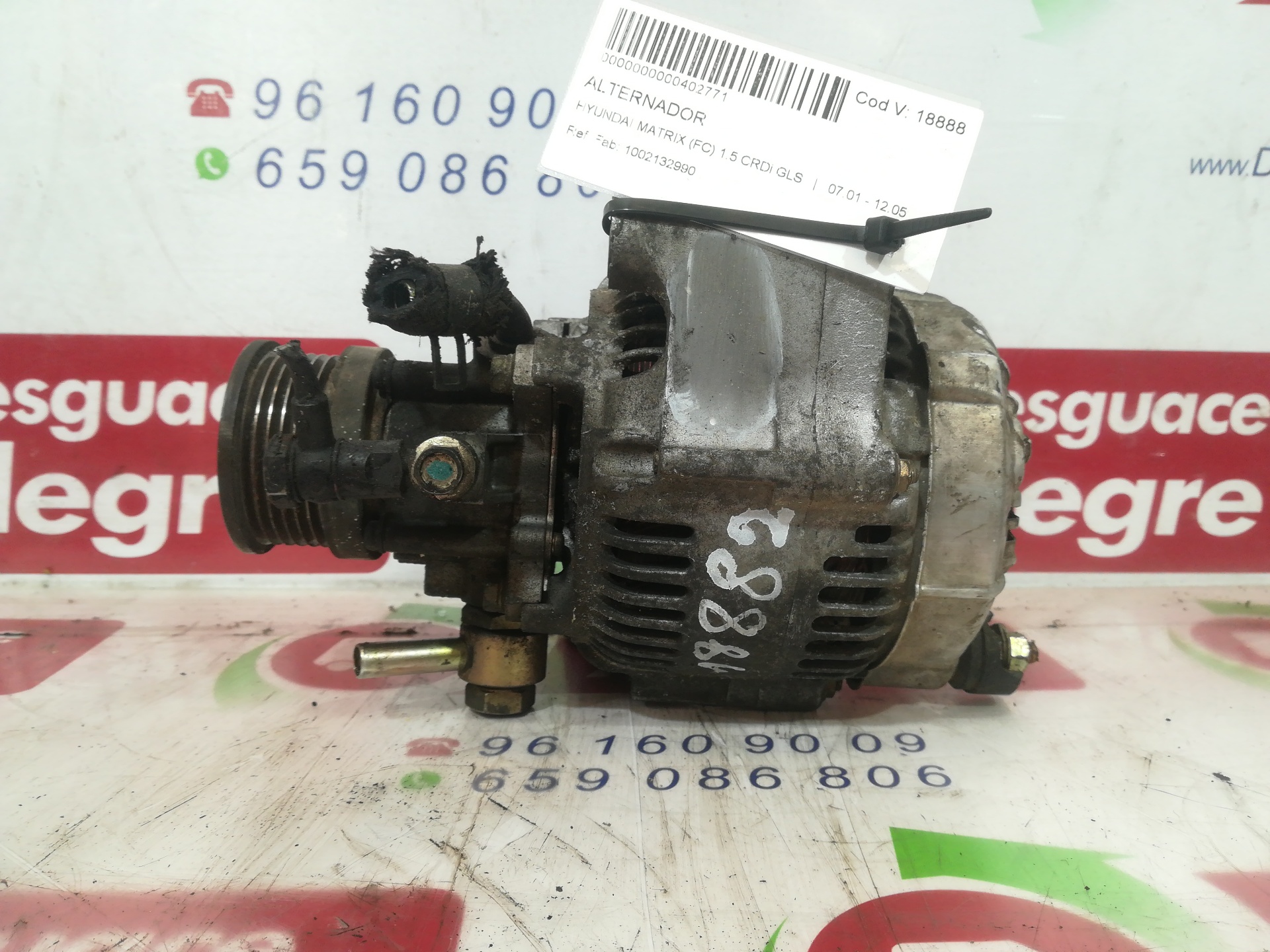 HYUNDAI MATRIX ALTERNADOR HYUNDAI MATRIX ALTERNADOR