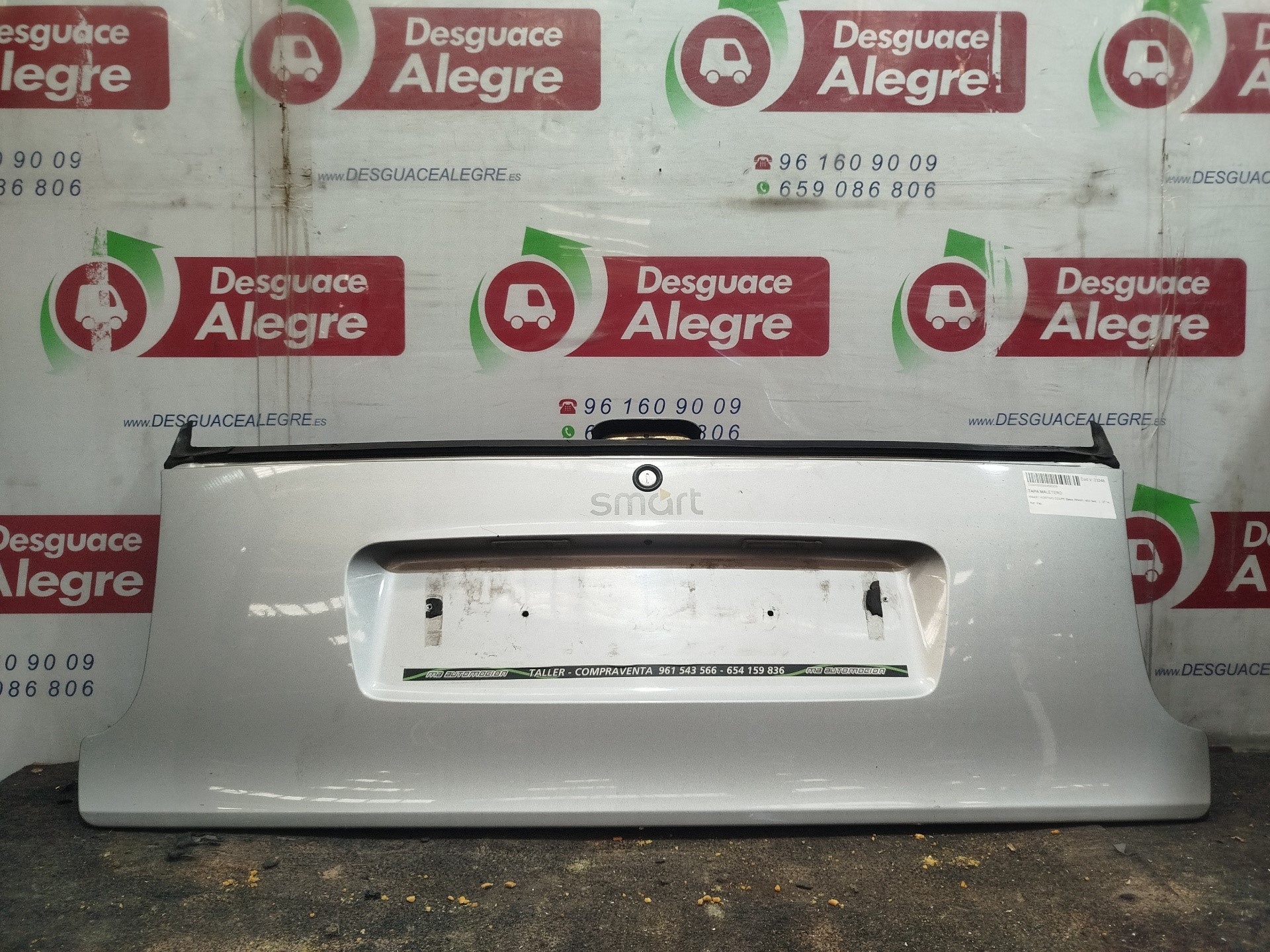 SMART FORTWO COUPE TAPA MALETERO SMART FORTWO COUPE TAPA MALETERO