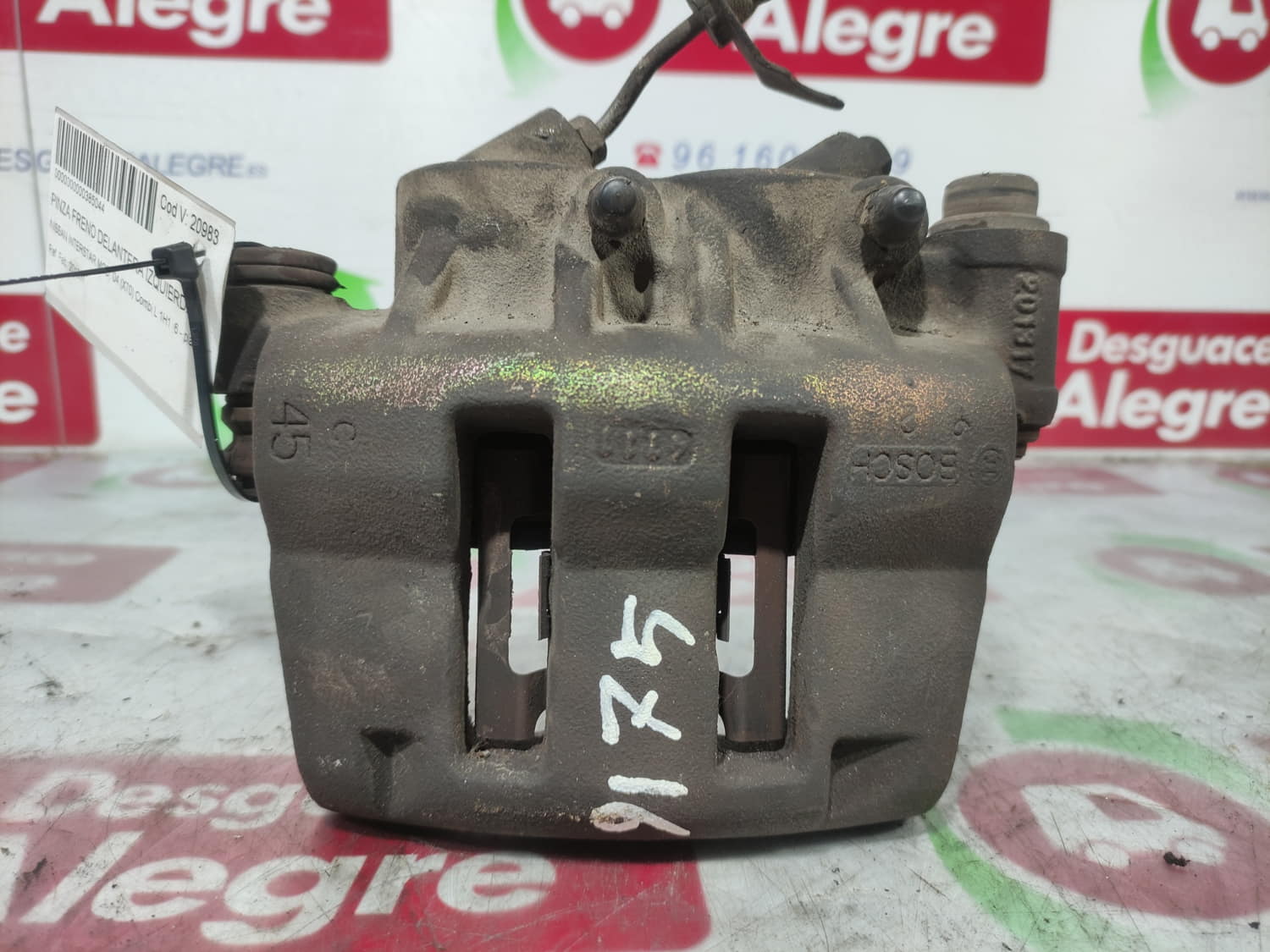 NISSAN INTERSTAR PINZA DE FRENO DELANTERA IZQUIERDA NISSAN INTERSTAR PINZA DE FRENO DELANTERA IZQUIERDA
