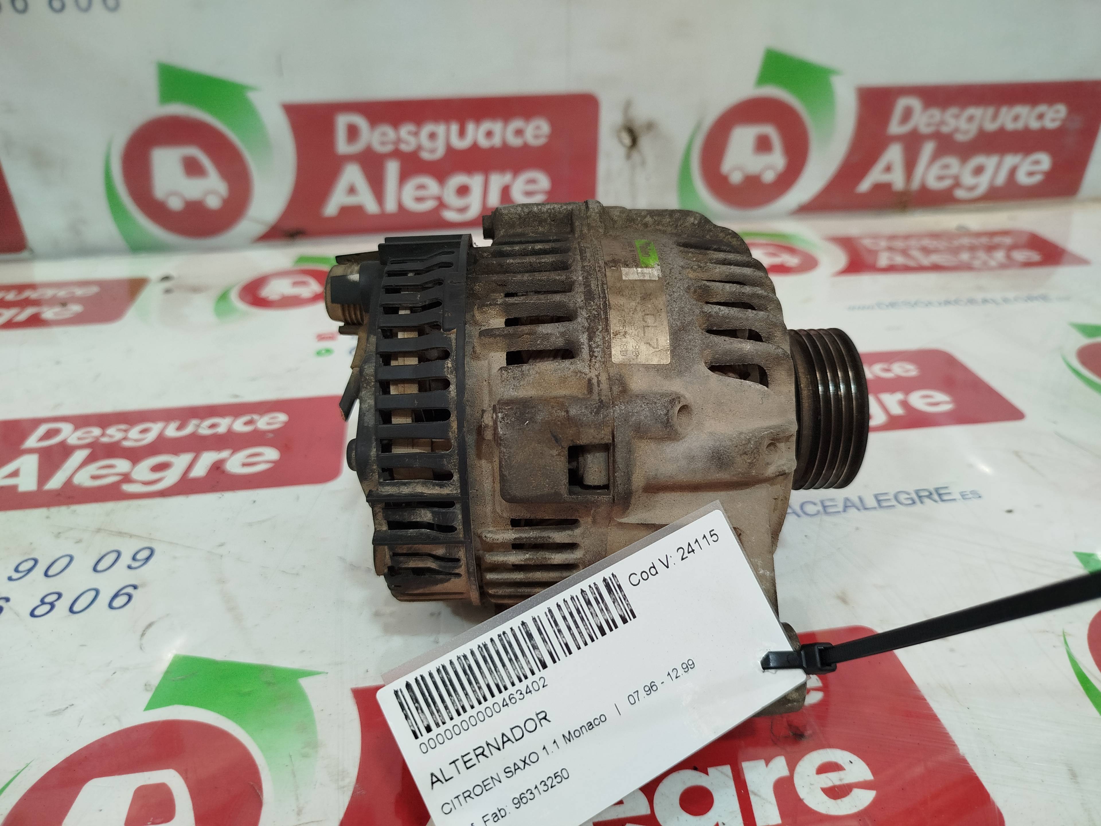 CITROEN SAXO ALTERNADOR CITROEN SAXO ALTERNADOR