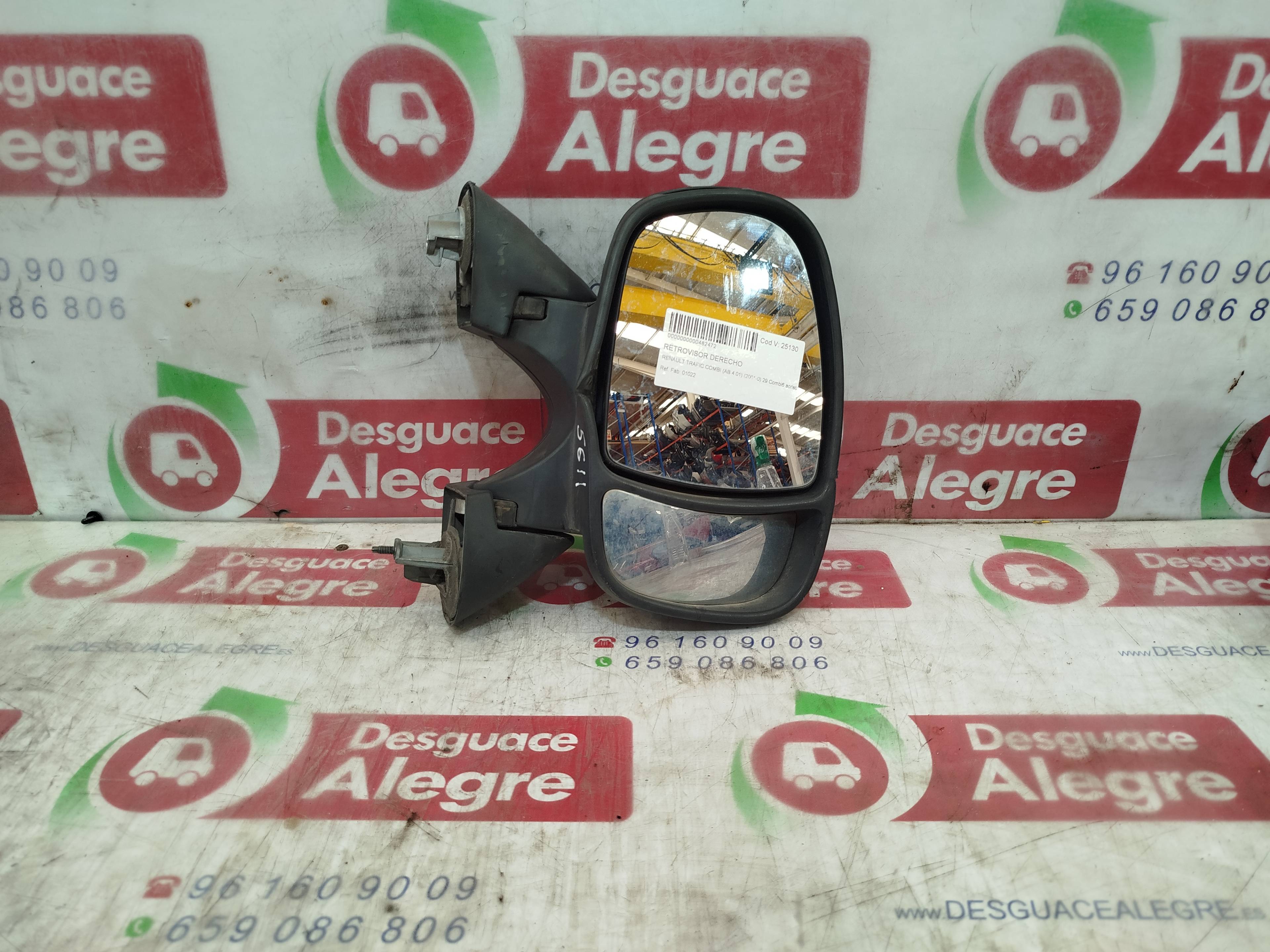 RENAULT TRAFIC II COMBI RETROVISOR DERECHO RENAULT TRAFIC II COMBI RETROVISOR DERECHO