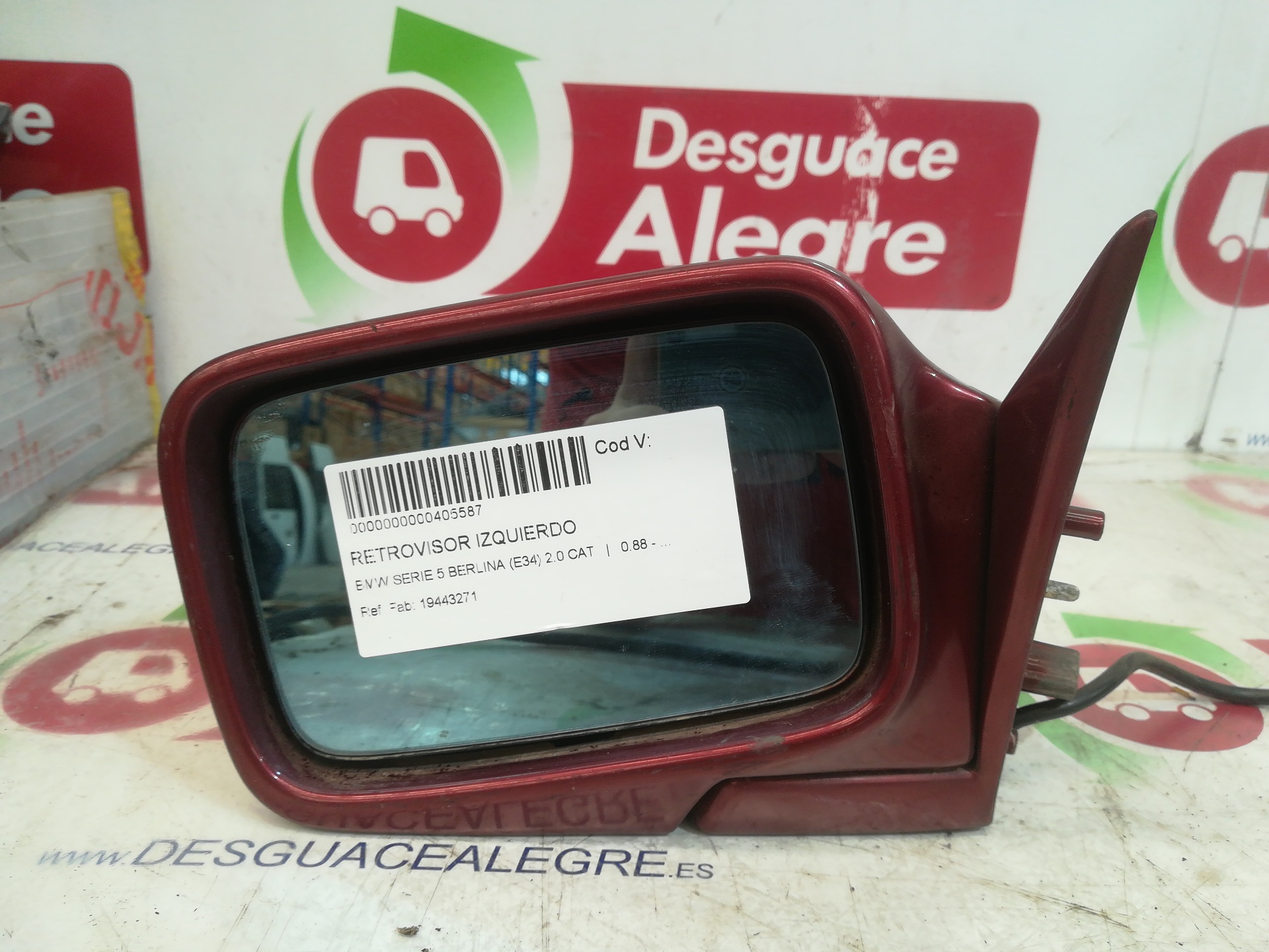 BMW 5 BERLINA RETROVISOR IZQUIERDO BMW 5 BERLINA RETROVISOR IZQUIERDO