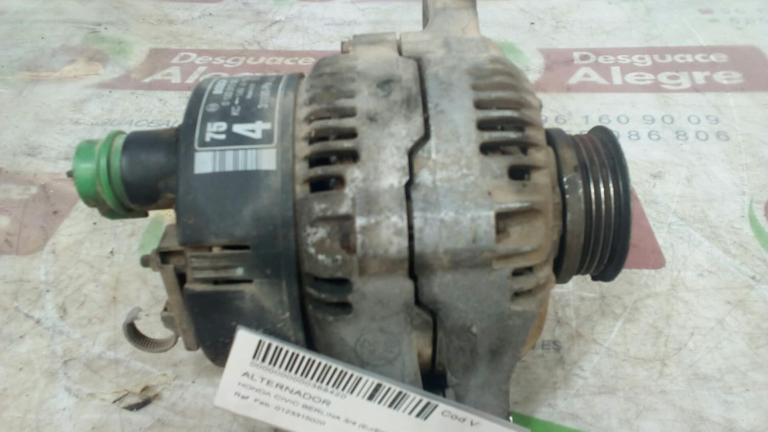 HONDA CIVIC BERL. 34 ALTERNADOR HONDA CIVIC BERL. 34 ALTERNADOR