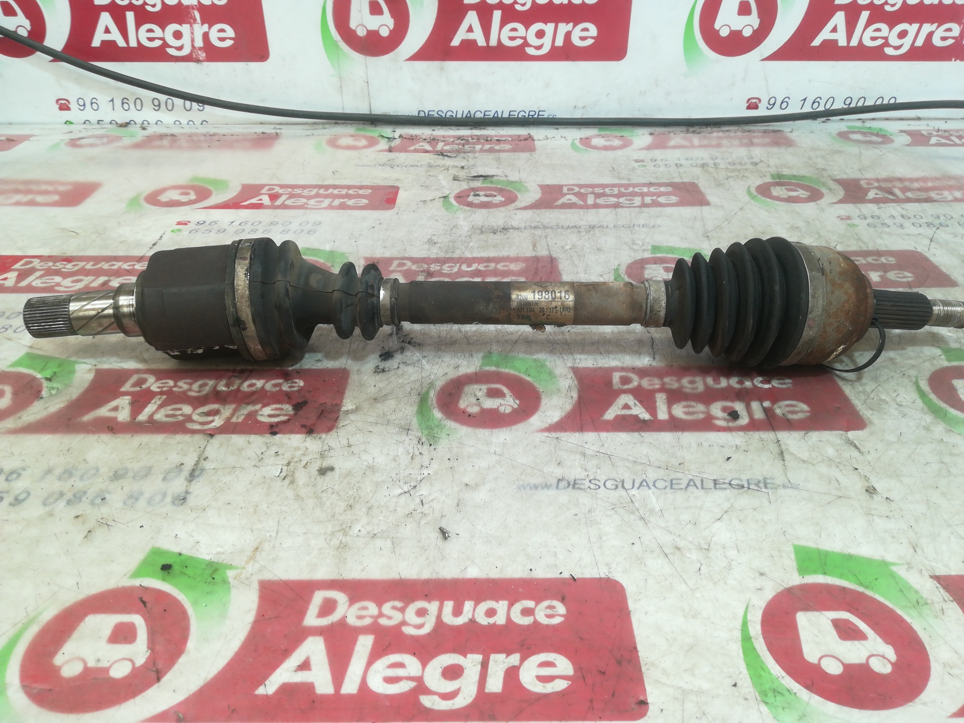 RENAULT MEGANE II COUPECABRIO TRANSMISION DELANTERA IZQUIERDA RENAULT MEGANE II COUPECABRIO TRANSMISION DELANTERA IZQUIERDA