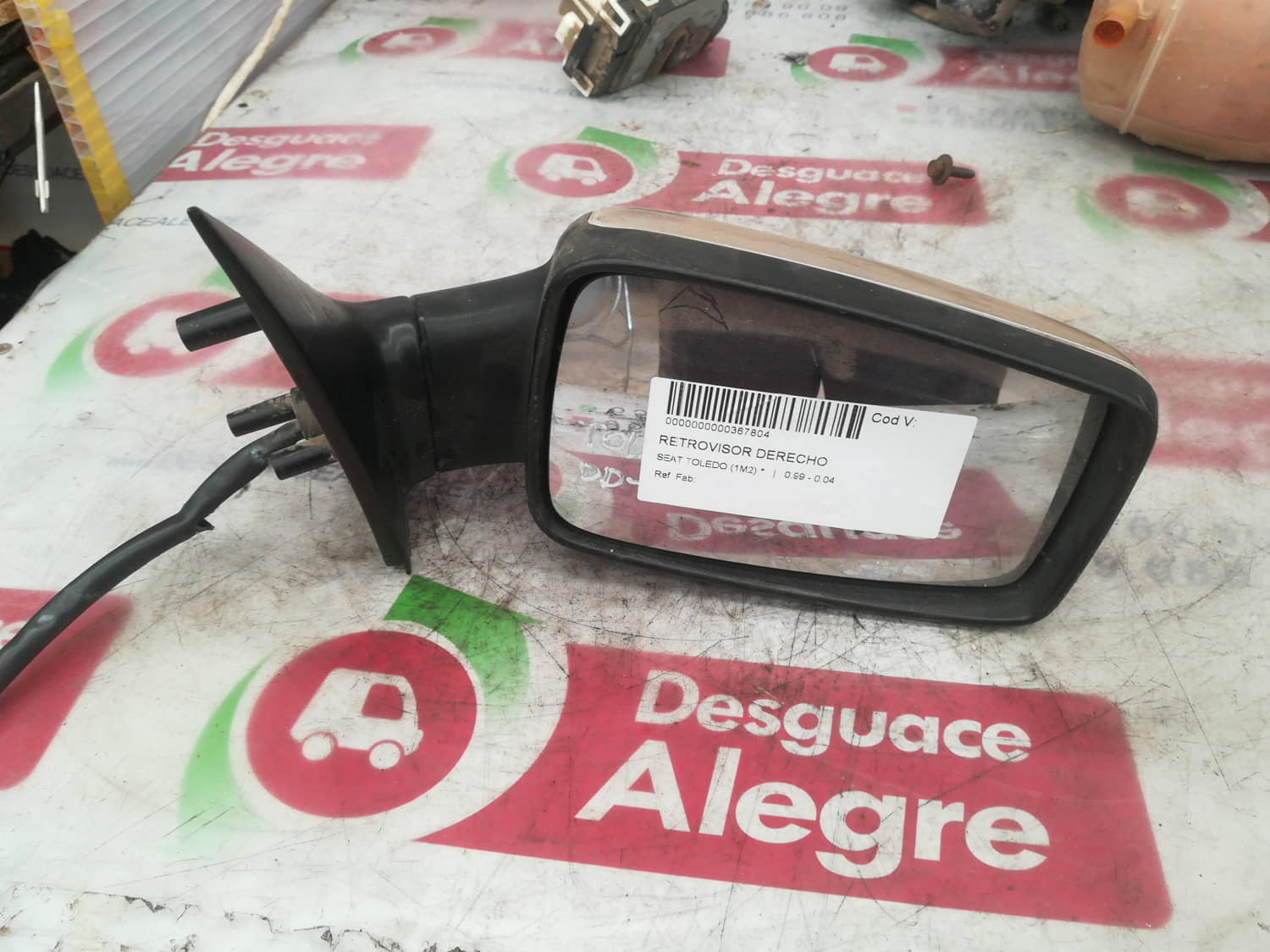 SEAT TOLEDO RETROVISOR DERECHO SEAT TOLEDO RETROVISOR DERECHO