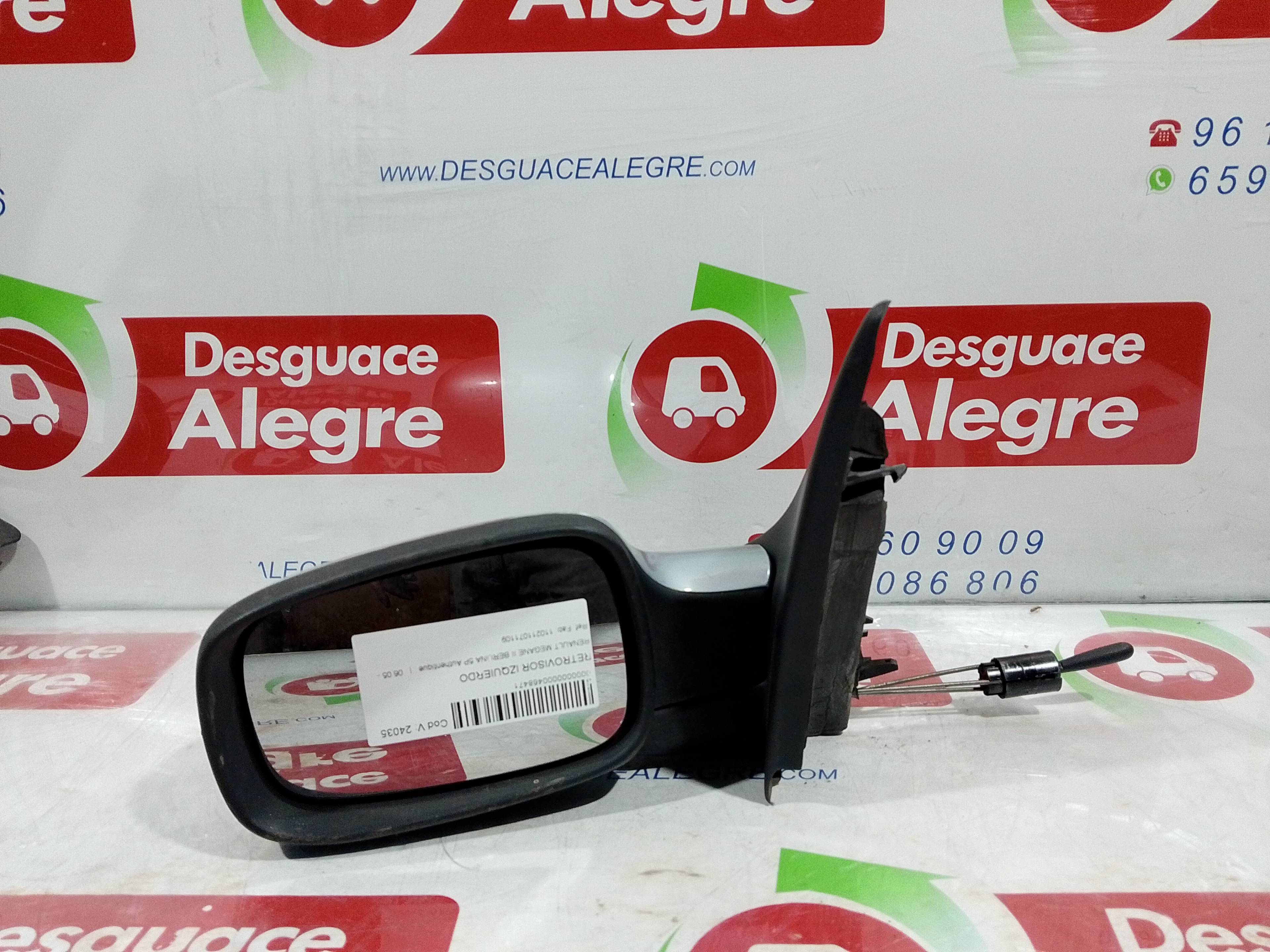 RENAULT MEGANE II BERLINA 5P RETROVISOR IZQUIERDO RENAULT MEGANE II BERLINA 5P RETROVISOR IZQUIERDO