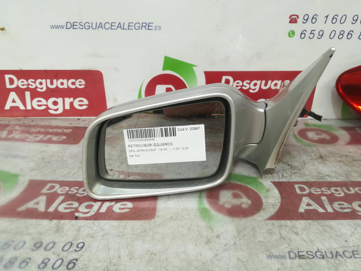OPEL ASTRA G COUPE RETROVISOR IZQUIERDO OPEL ASTRA G COUPE RETROVISOR IZQUIERDO