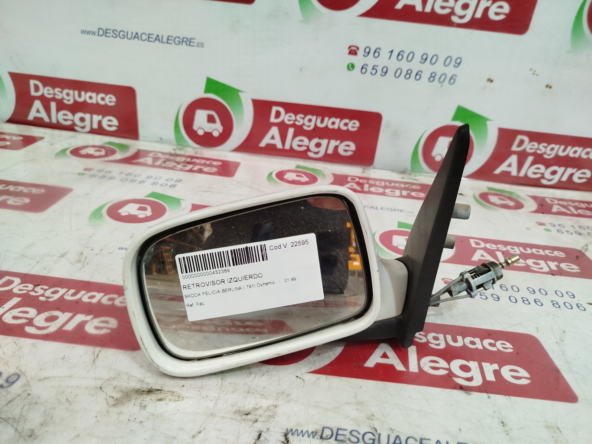 SKODA FELICIA BERLINA RETROVISOR IZQUIERDO SKODA FELICIA BERLINA RETROVISOR IZQUIERDO