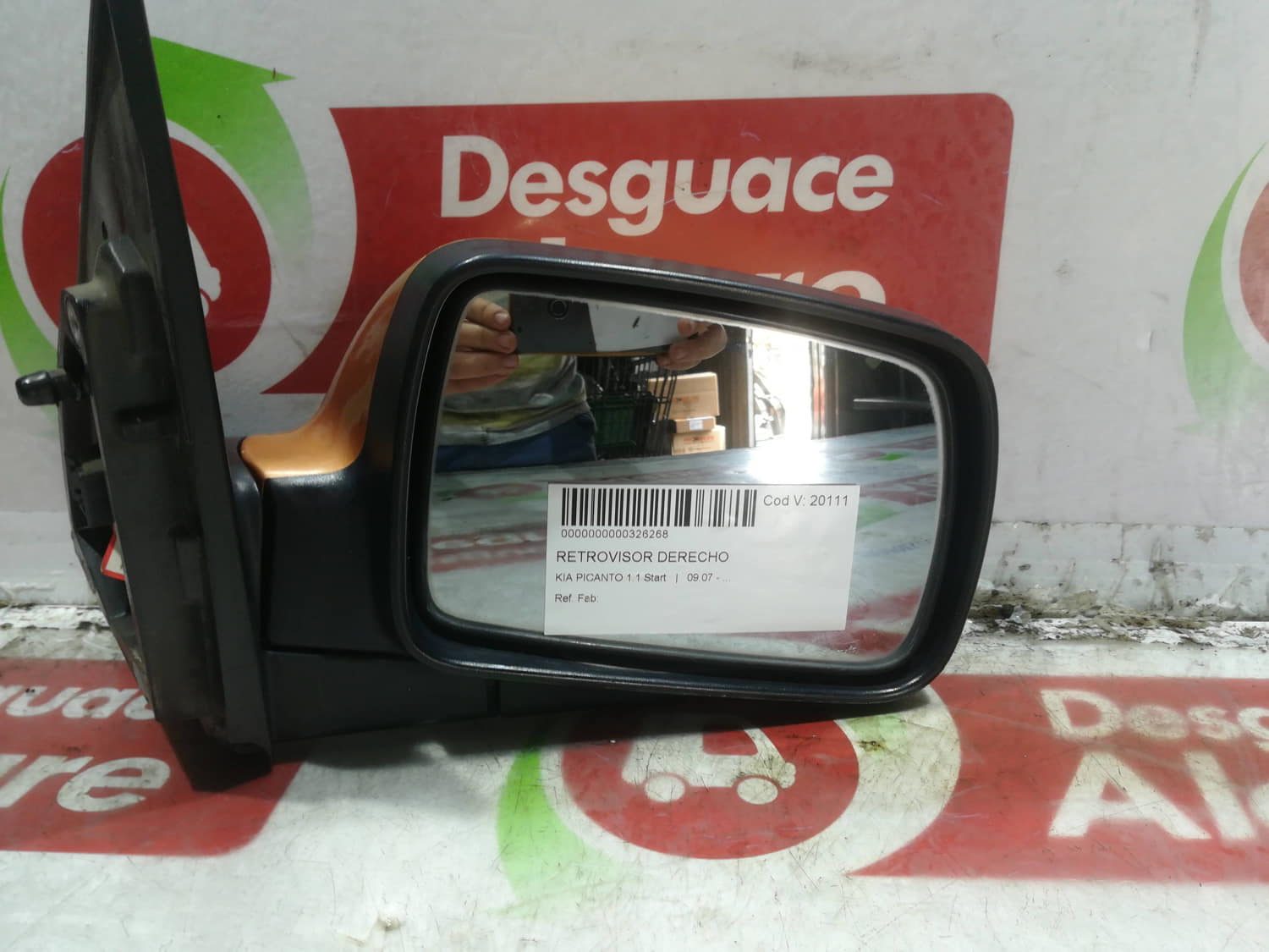 KIA PICANTO RETROVISOR DERECHO KIA PICANTO RETROVISOR DERECHO