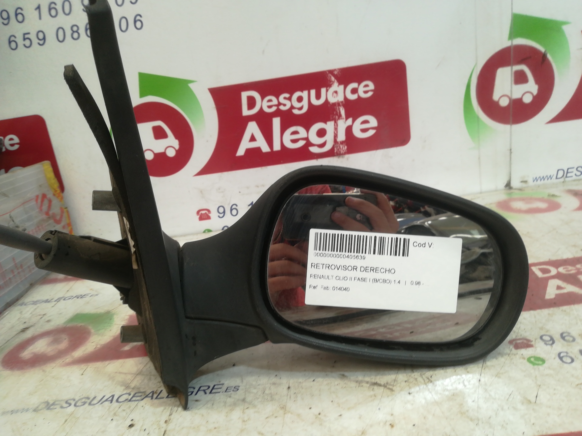 RENAULT CLIO II FASE I RETROVISOR DERECHO RENAULT CLIO II FASE I RETROVISOR DERECHO