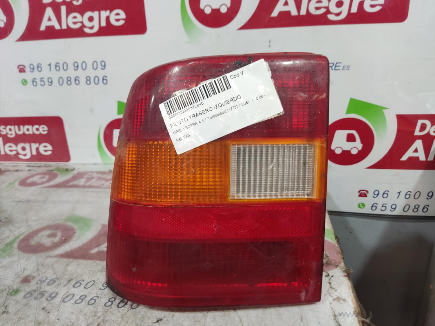 OPEL VECTRA A PILOTO TRASERO IZQUIERDO OPEL VECTRA A PILOTO TRASERO IZQUIERDO