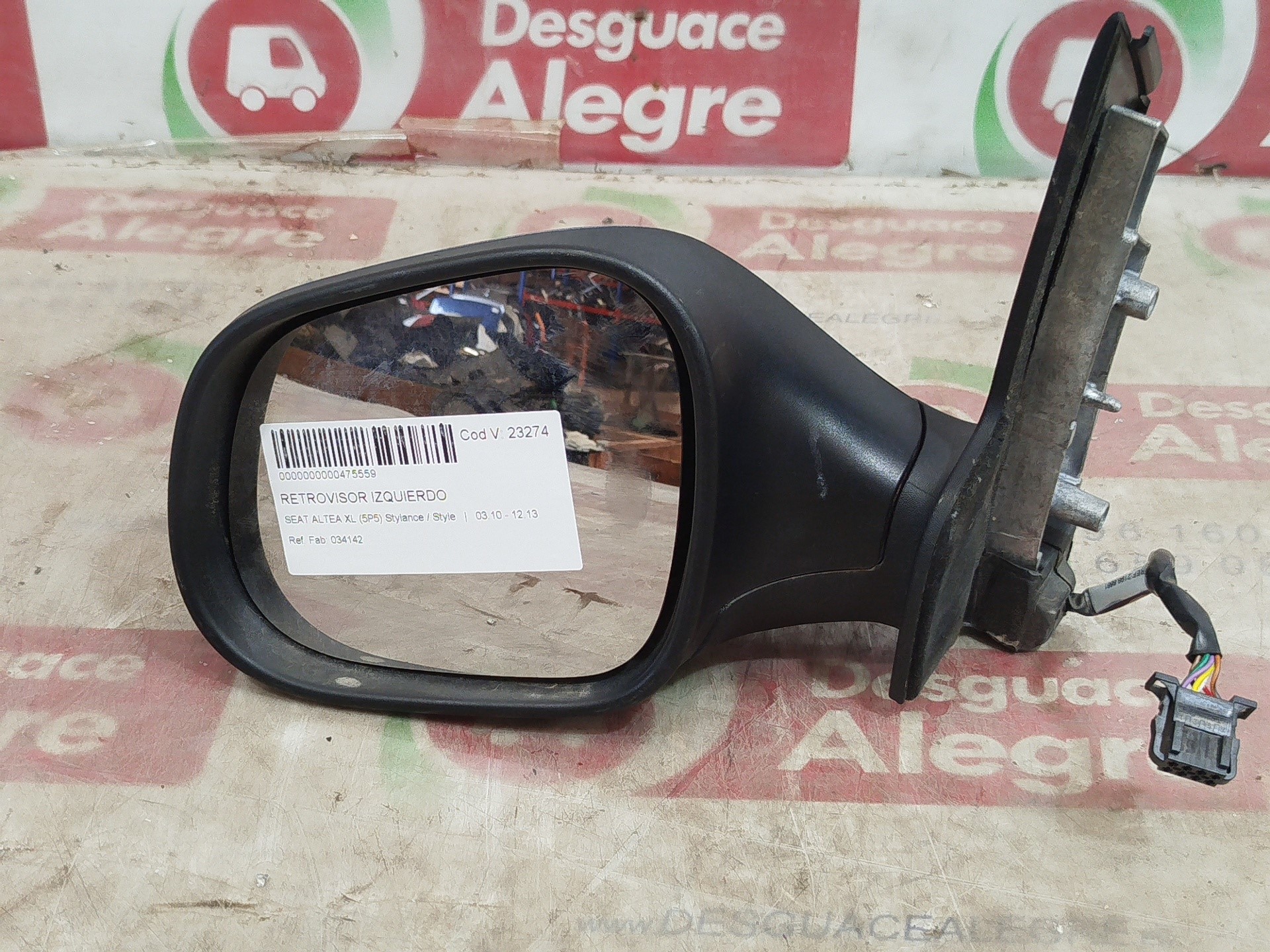 SEAT ALTEA XL RETROVISOR IZQUIERDO SEAT ALTEA XL RETROVISOR IZQUIERDO