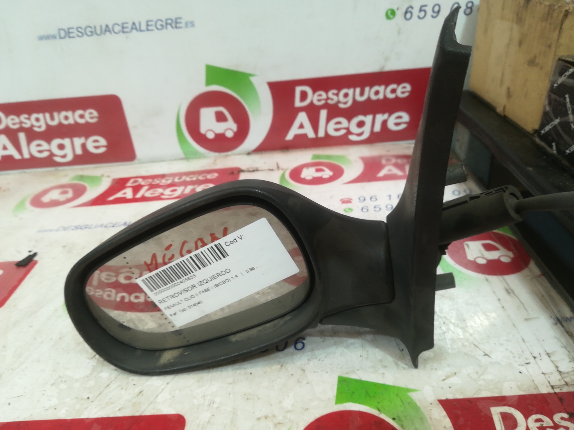 RENAULT CLIO II FASE I RETROVISOR IZQUIERDO RENAULT CLIO II FASE I RETROVISOR IZQUIERDO