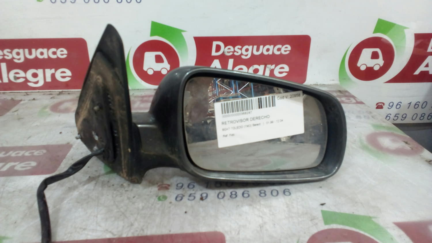 SEAT TOLEDO RETROVISOR DERECHO SEAT TOLEDO RETROVISOR DERECHO