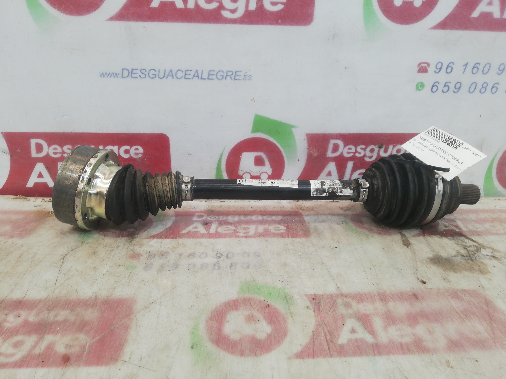 VOLKSWAGEN GOLF V TRANSMISION DELANTERA IZQUIERDA VOLKSWAGEN GOLF V TRANSMISION DELANTERA IZQUIERDA
