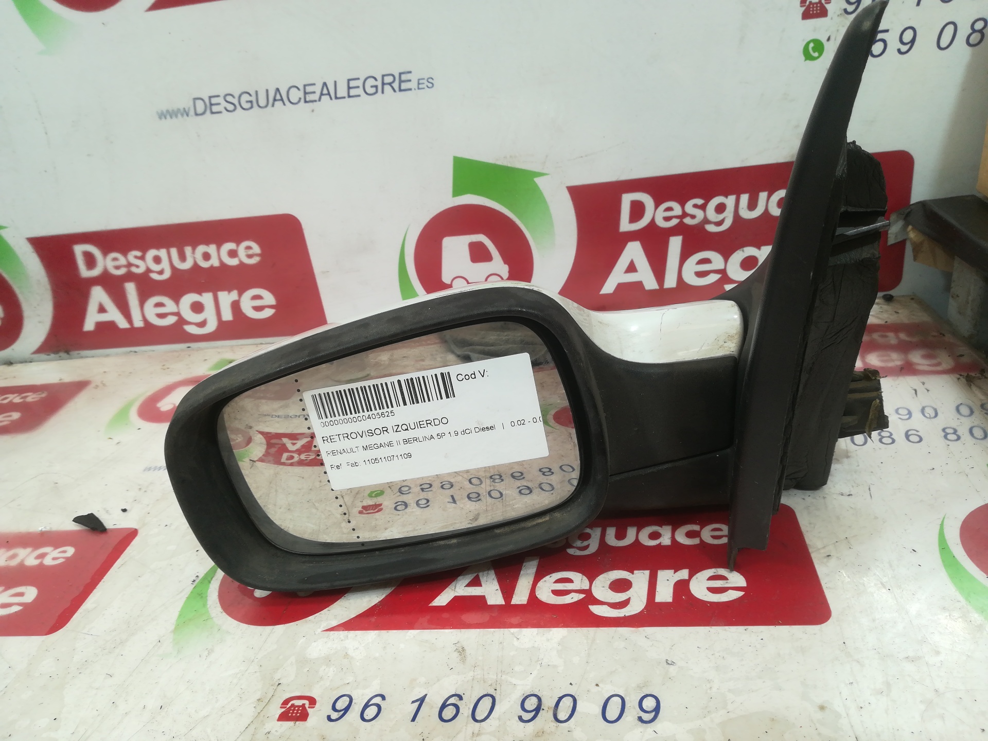 RENAULT MEGANE II BERLINA 5P RETROVISOR IZQUIERDO RENAULT MEGANE II BERLINA 5P RETROVISOR IZQUIERDO