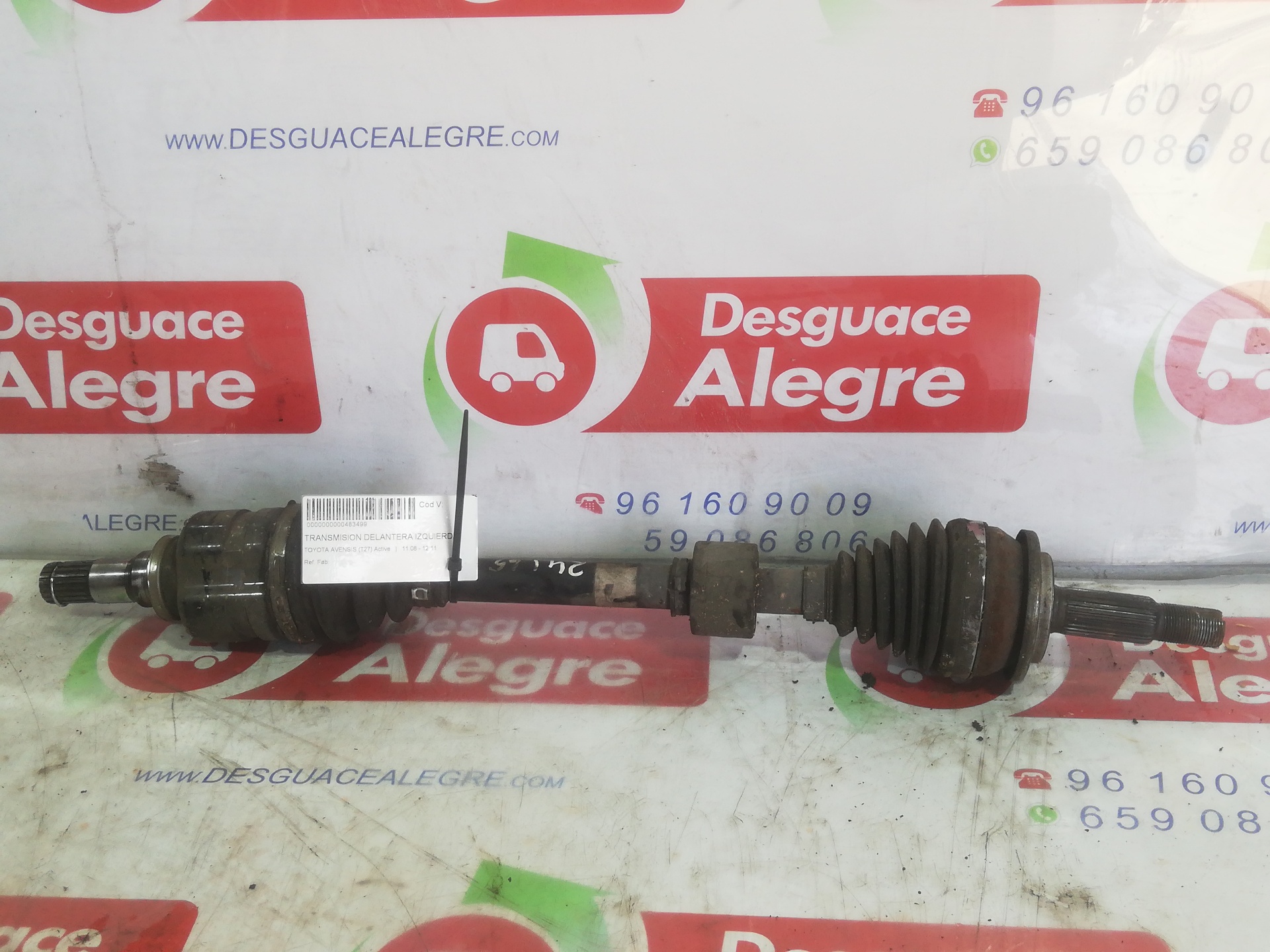 TOYOTA AVENSIS TRANSMISION DELANTERA IZQUIERDA TOYOTA AVENSIS TRANSMISION DELANTERA IZQUIERDA