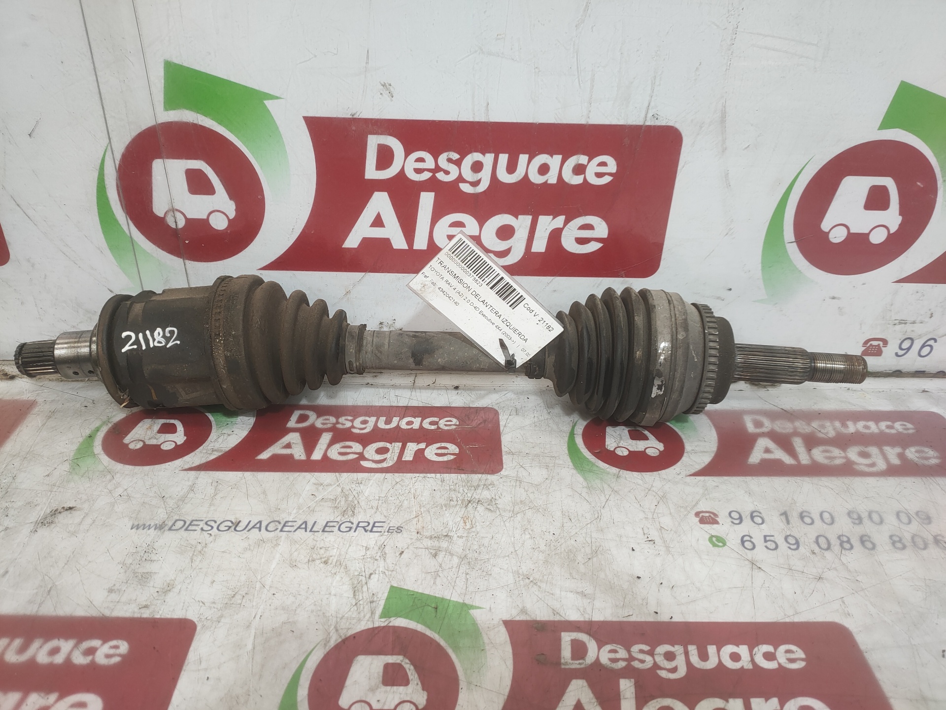 TOYOTA RAV4 TRANSMISION DELANTERA IZQUIERDA TOYOTA RAV4 TRANSMISION DELANTERA IZQUIERDA