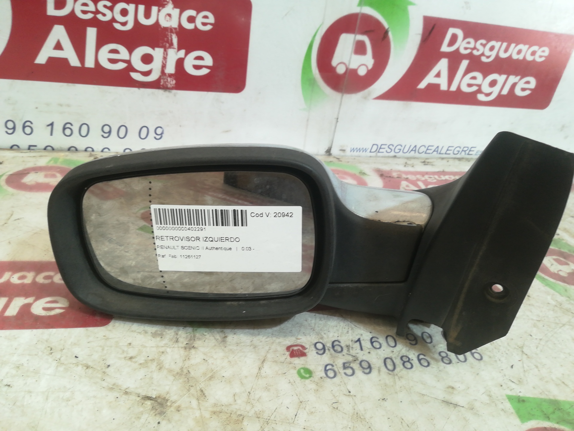 RENAULT SCENIC II RETROVISOR IZQUIERDO RENAULT SCENIC II RETROVISOR IZQUIERDO