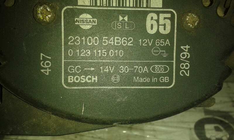 NISSAN MICRA ALTERNADOR NISSAN MICRA ALTERNADOR
