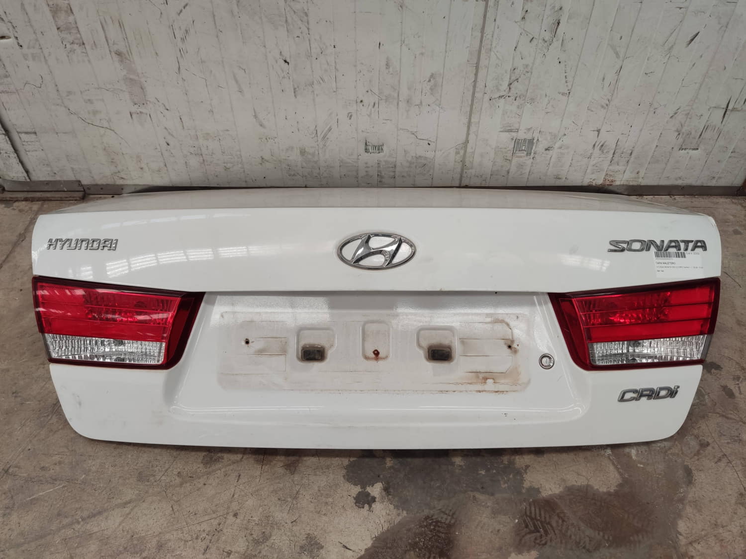 HYUNDAI SONATA TAPA MALETERO HYUNDAI SONATA TAPA MALETERO
