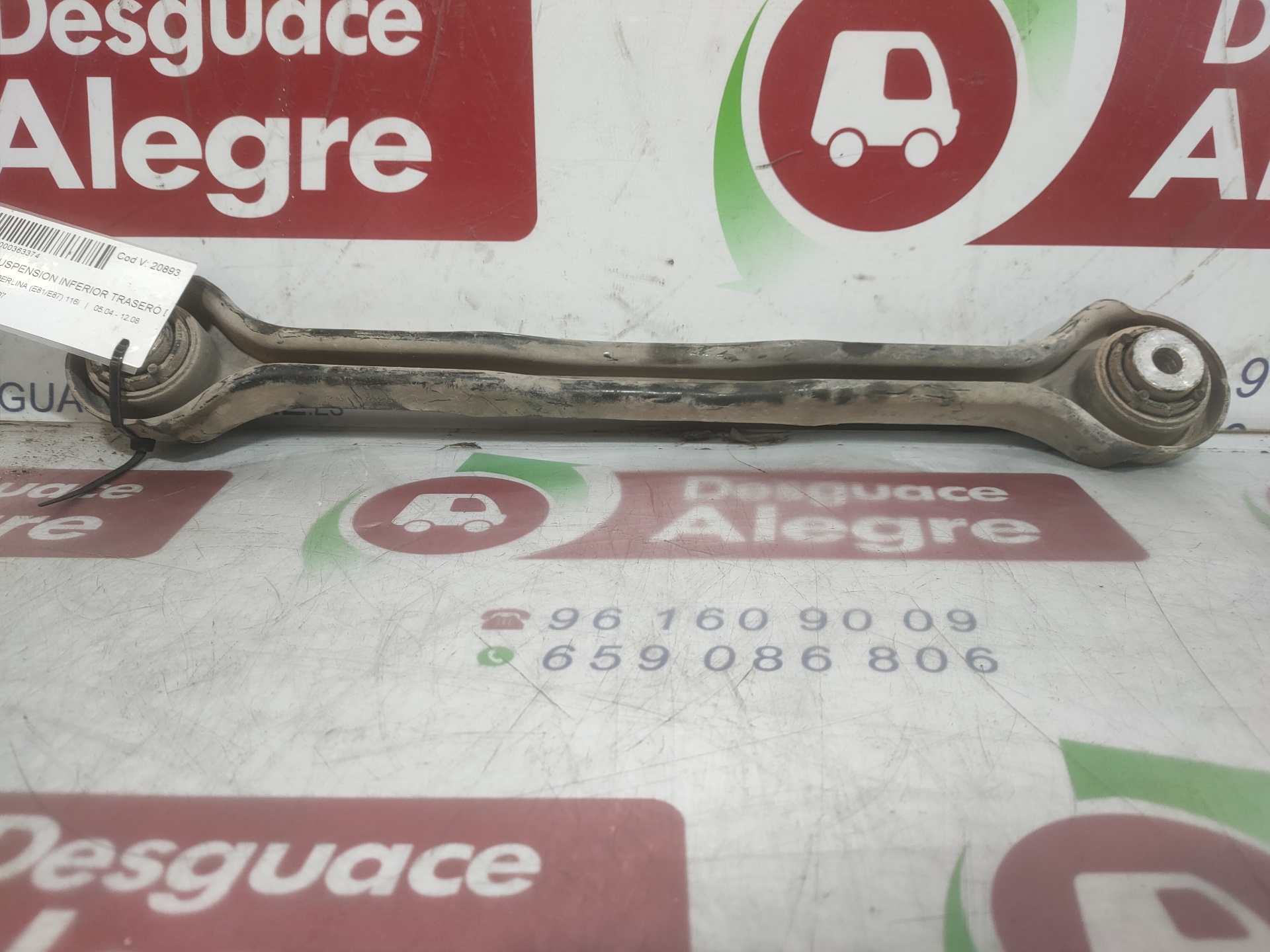 BMW 1 BERLINA BRAZO SUSPENSION INFERIOR TRASERO DERECHO BMW 1 BERLINA BRAZO SUSPENSION INFERIOR TRASERO DERECHO