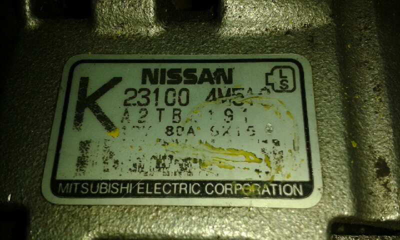 NISSAN ALMERA ALTERNADOR NISSAN ALMERA ALTERNADOR