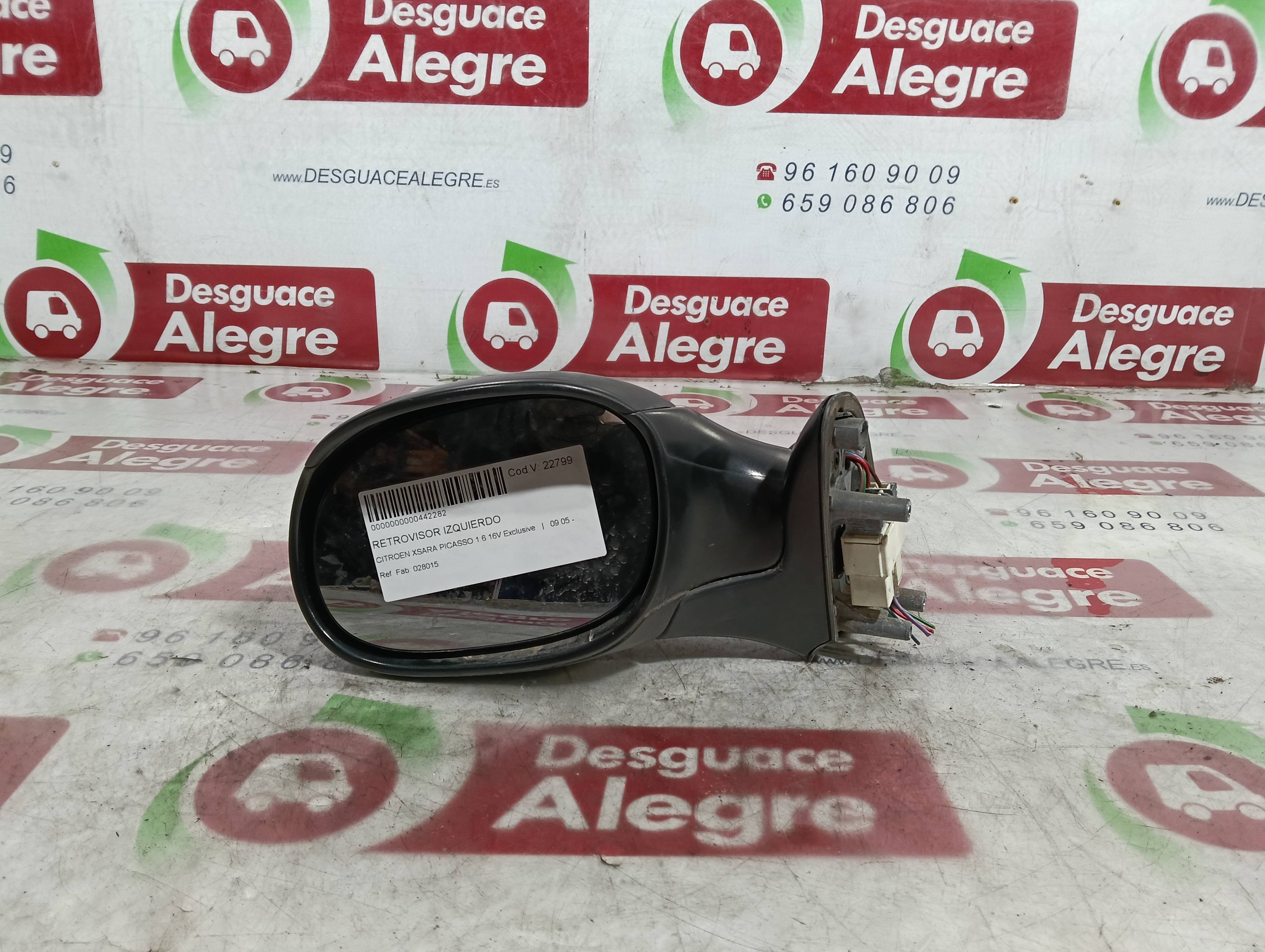 CITROEN XSARA PICASSO RETROVISOR IZQUIERDO CITROEN XSARA PICASSO RETROVISOR IZQUIERDO