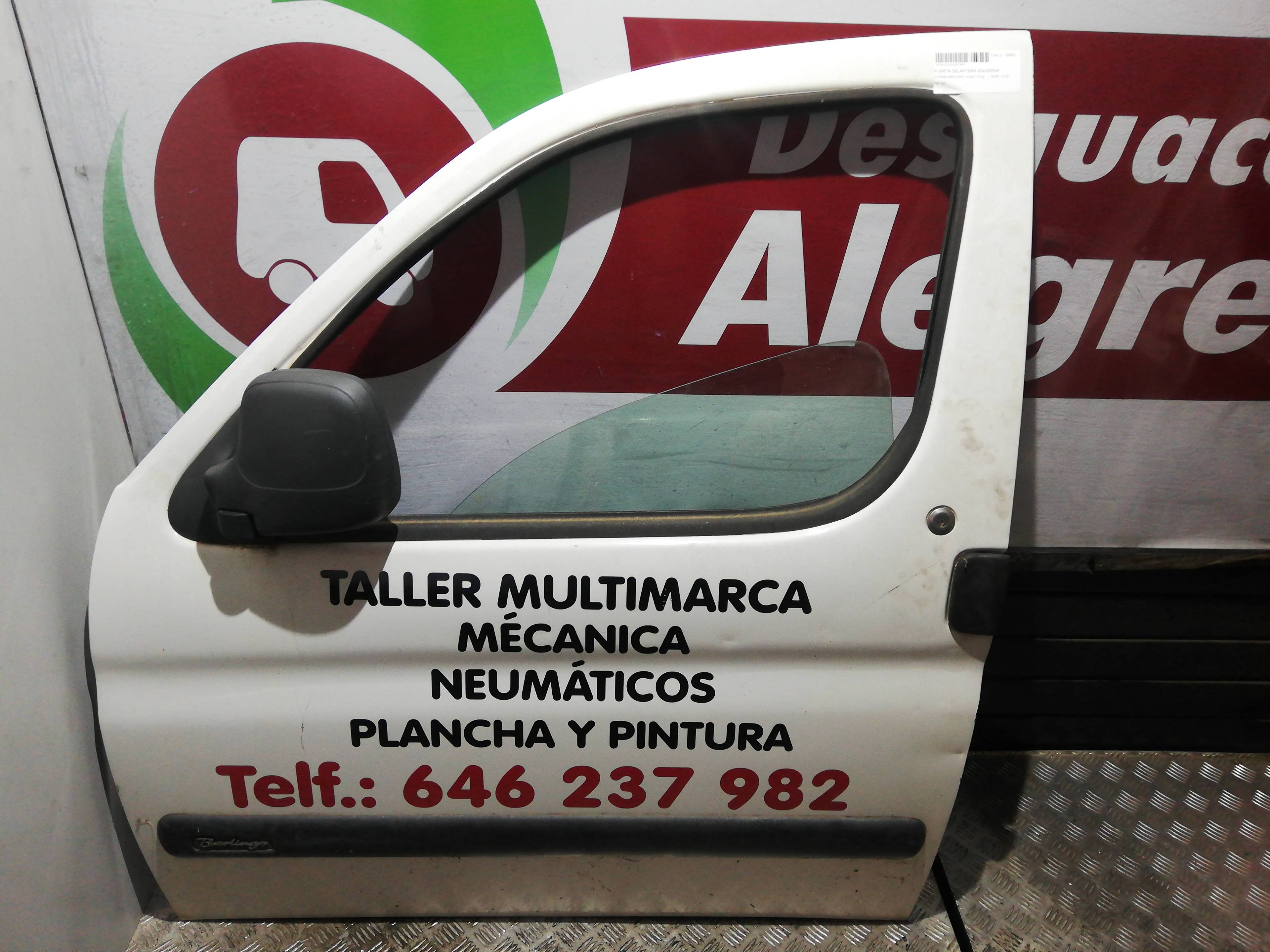 CITROEN BERLINGO PUERTA DELANTERA IZQUIERDA CITROEN BERLINGO PUERTA DELANTERA IZQUIERDA