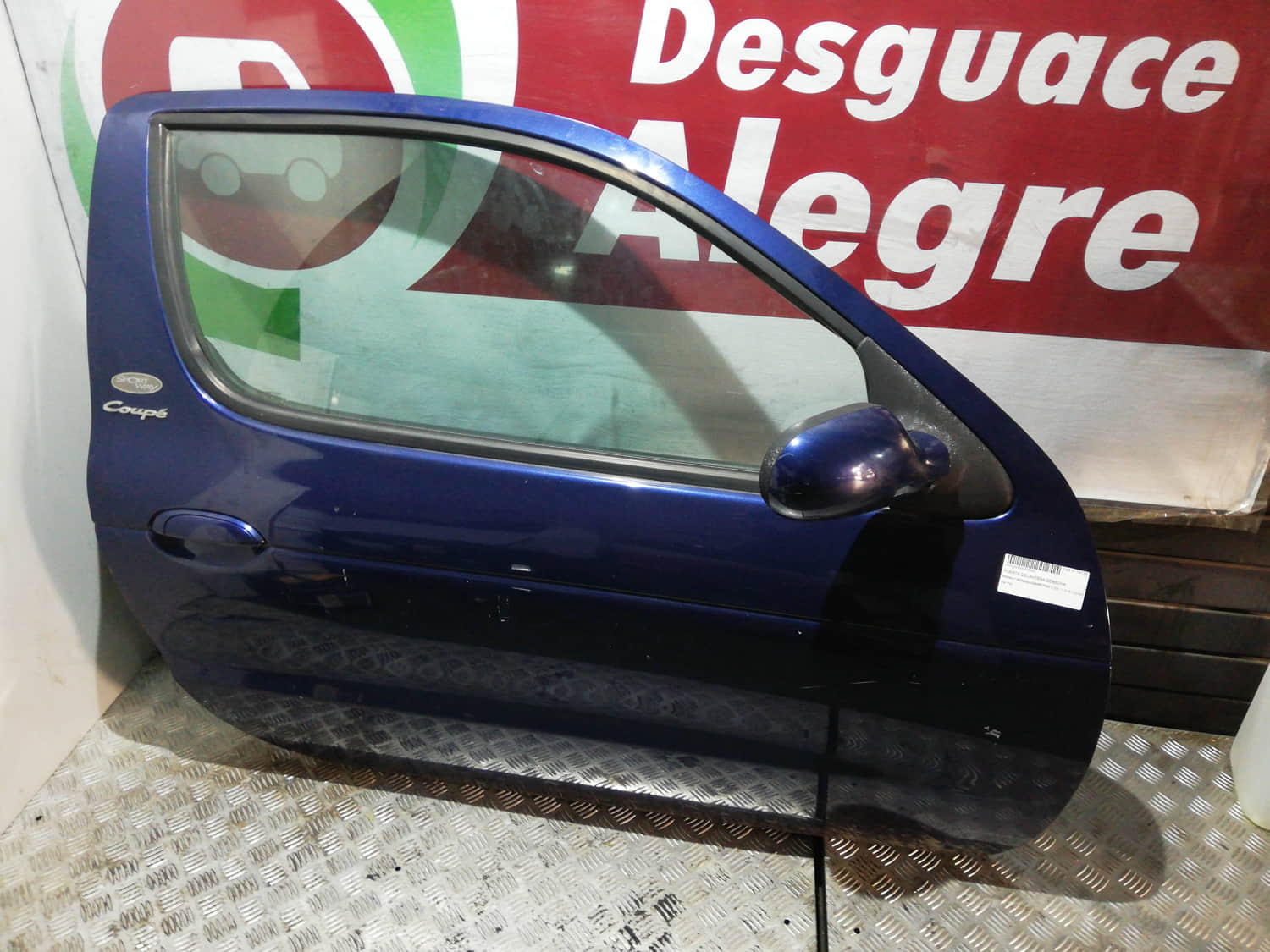 RENAULT MEGANE I FASE 2 COUPE PUERTA DELANTERA DERECHA RENAULT MEGANE I FASE 2 COUPE PUERTA DELANTERA DERECHA