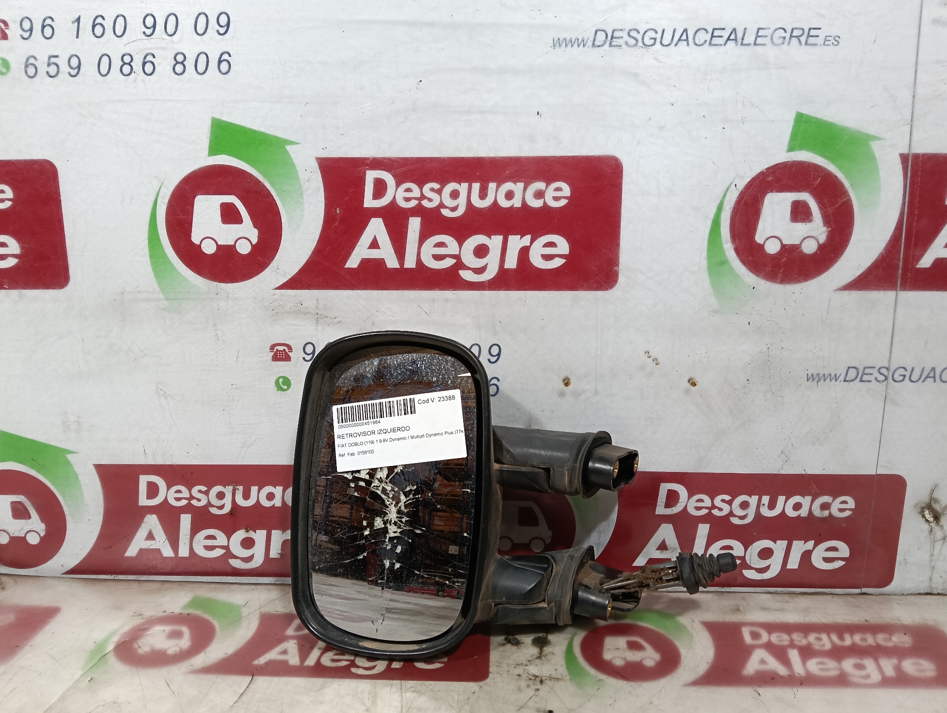 FIAT I DOBLÒ RETROVISOR IZQUIERDO FIAT I DOBLÒ RETROVISOR IZQUIERDO