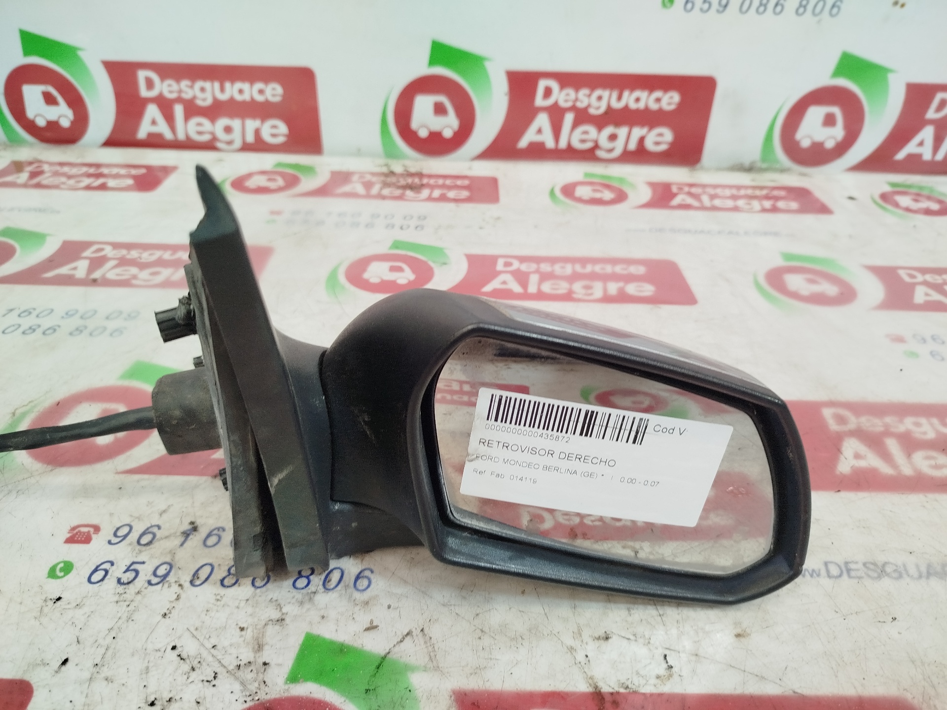 FORD MONDEO BERLINA RETROVISOR DERECHO FORD MONDEO BERLINA RETROVISOR DERECHO