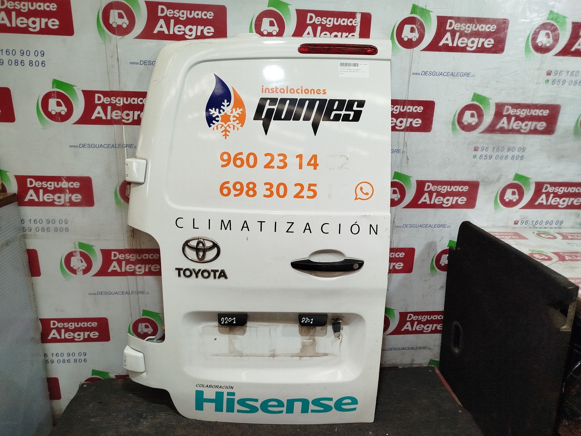 TOYOTA PROACE PORTON TRASERO IZQUIERDO